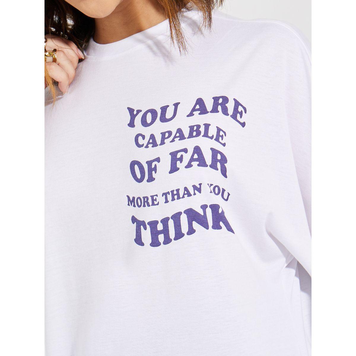 Styli Oversized Slogan Print Exaggerated Sleeves T-Shirt-women-clothing-tshirts-image-4