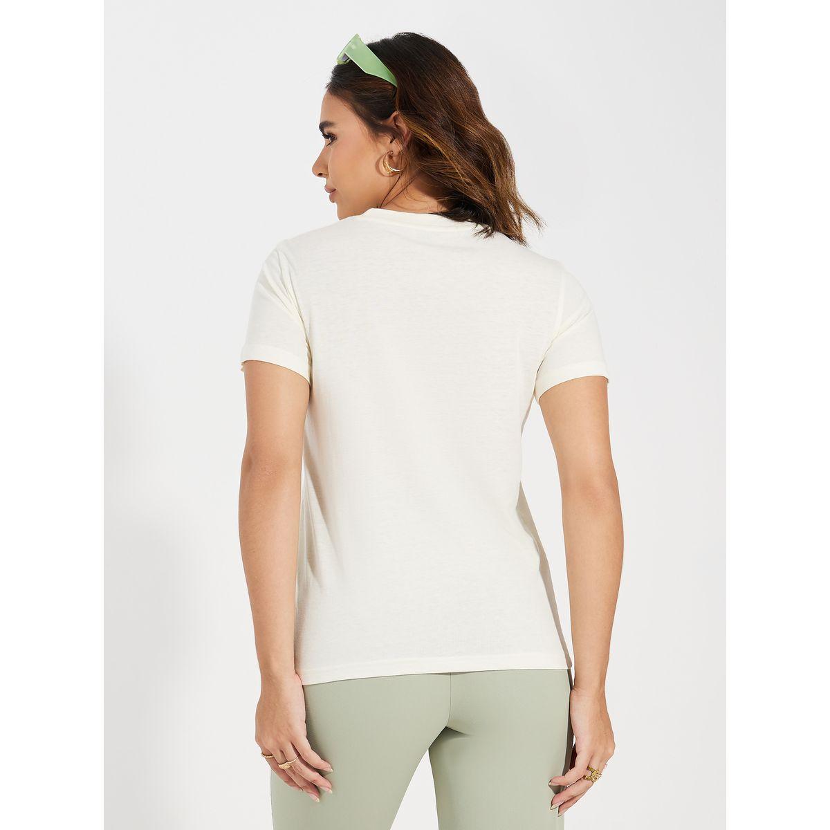 تيشيرت بقصة عادية وطبعة كتابة-women-clothing-tshirts-image-4