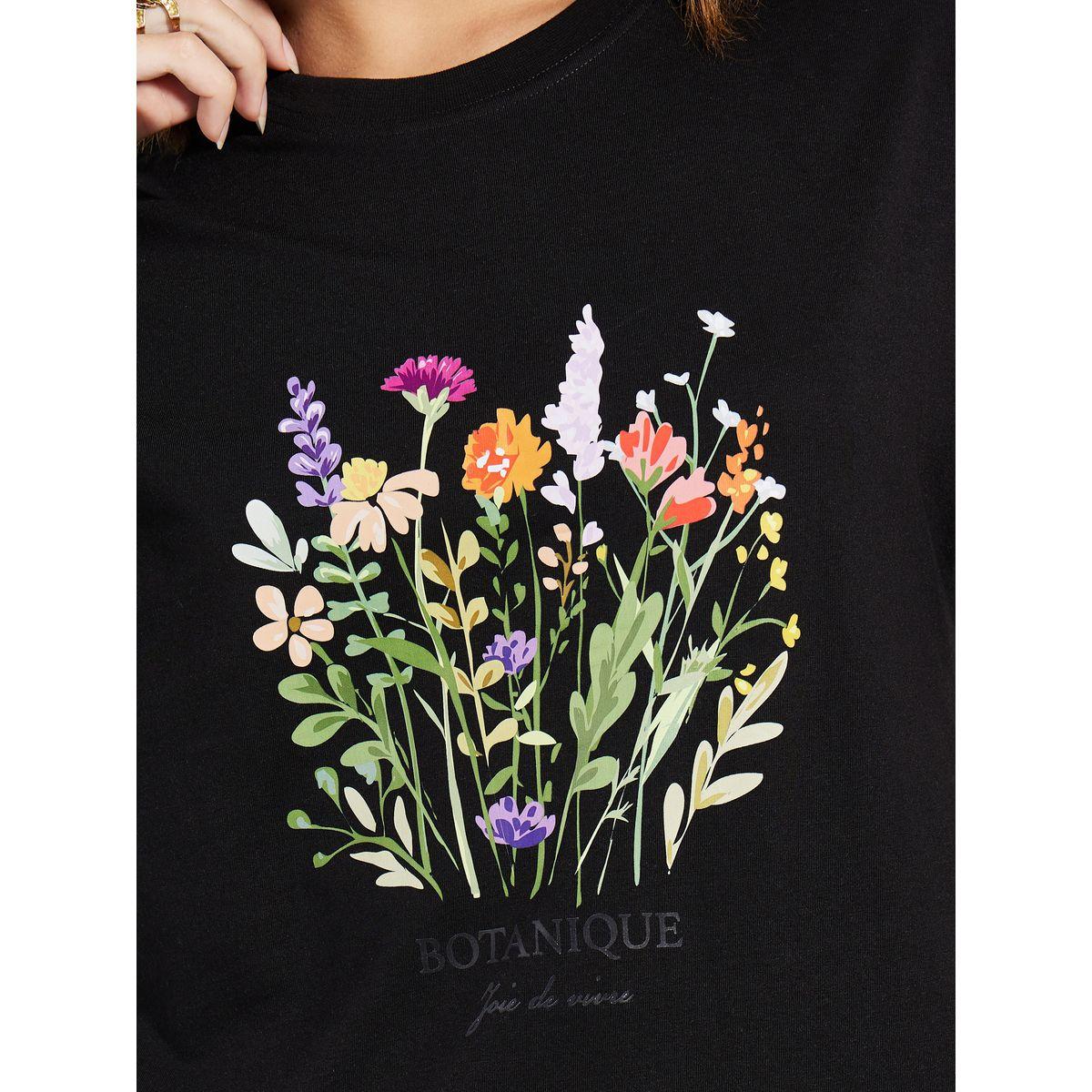 تيشيرت فضفاض مطبع بطبعة جرافيك-women-clothing-tshirts-image-3