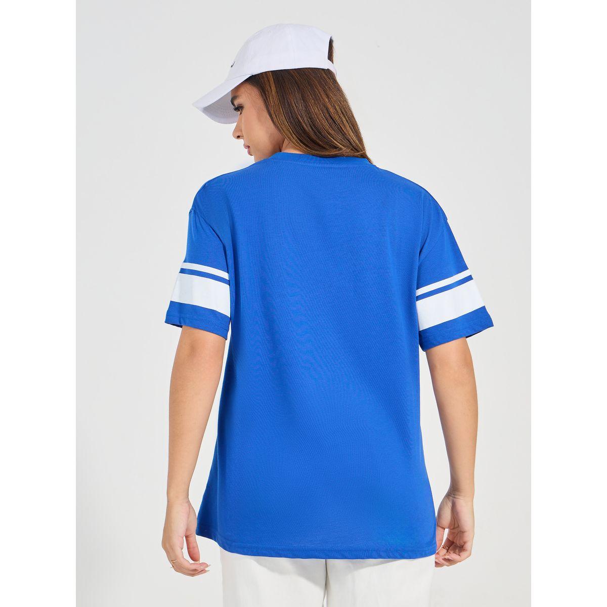 Styli Oversized Arizona Graphic Print Crew Neck T-Shirt-women-clothing-tshirts-image-4
