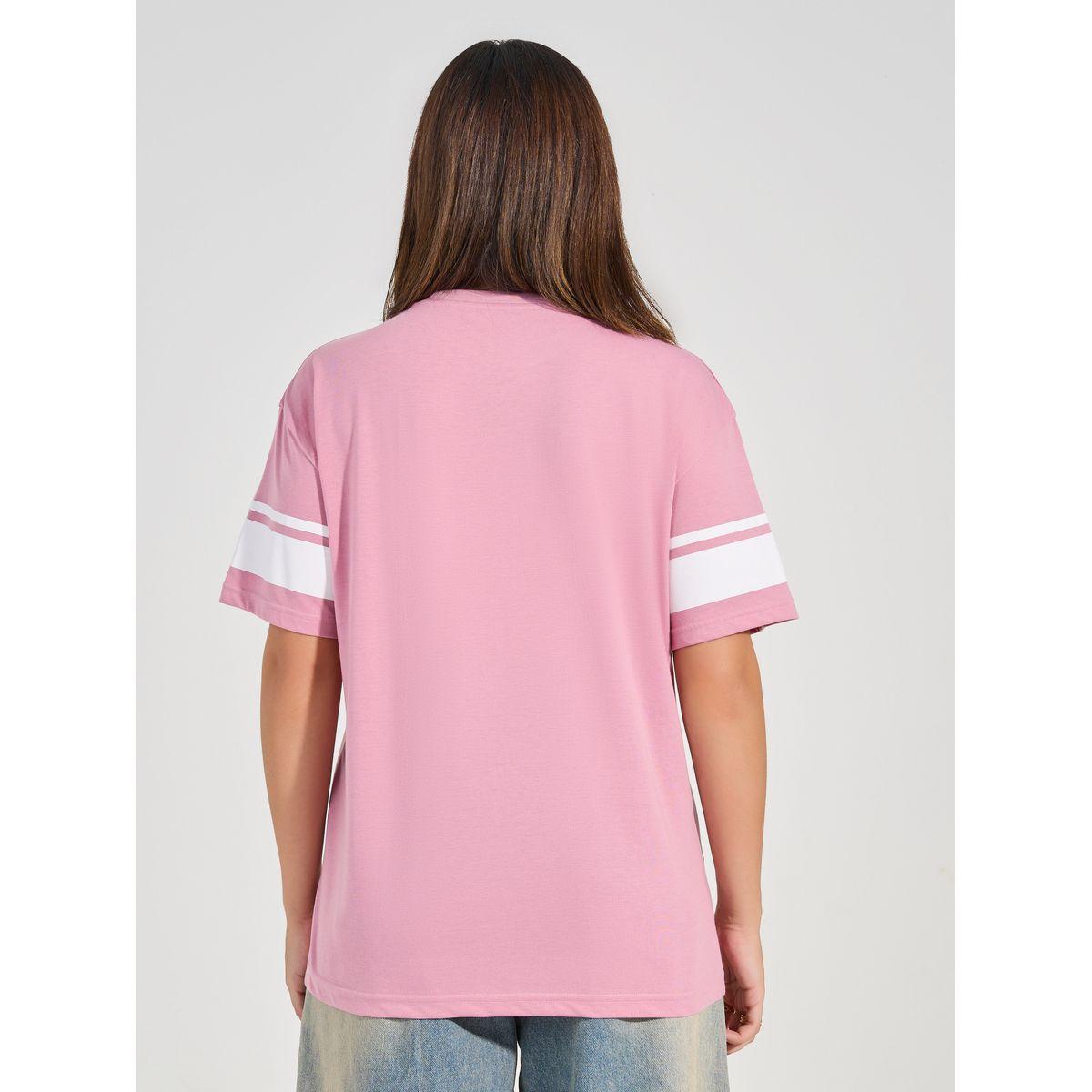 Styli Oversized Arizona Graphic Print Crew Neck T-Shirt-women-clothing-tshirts-image-5