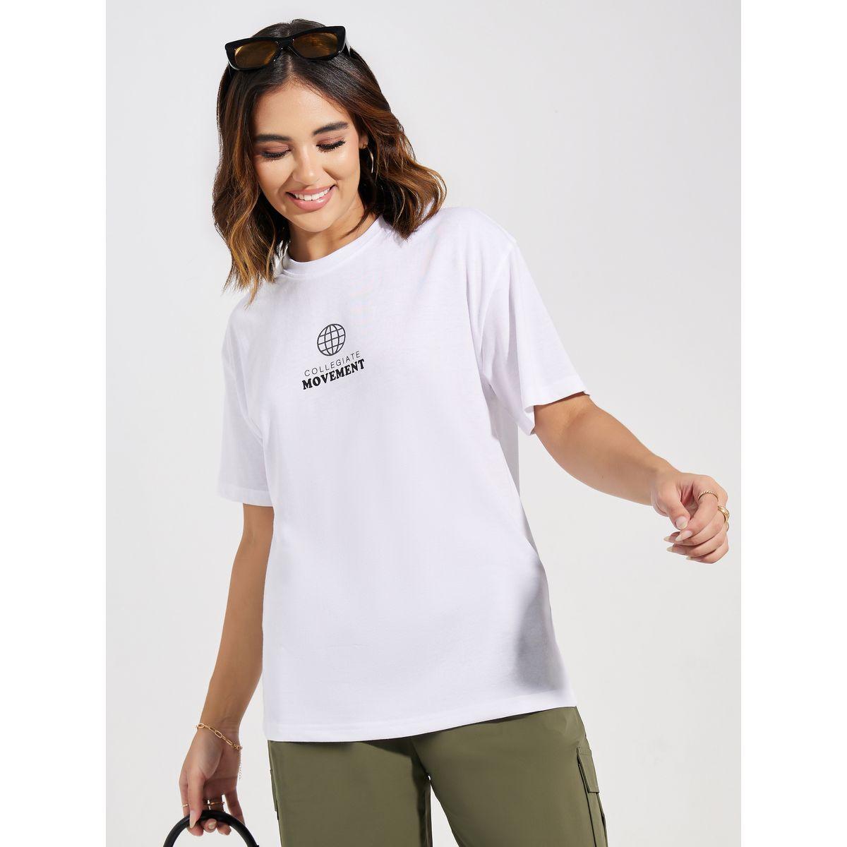 Styli Oversized Back Graphic Print Dropped Shoulder T-Shirt-women-clothing-tshirts-image-1