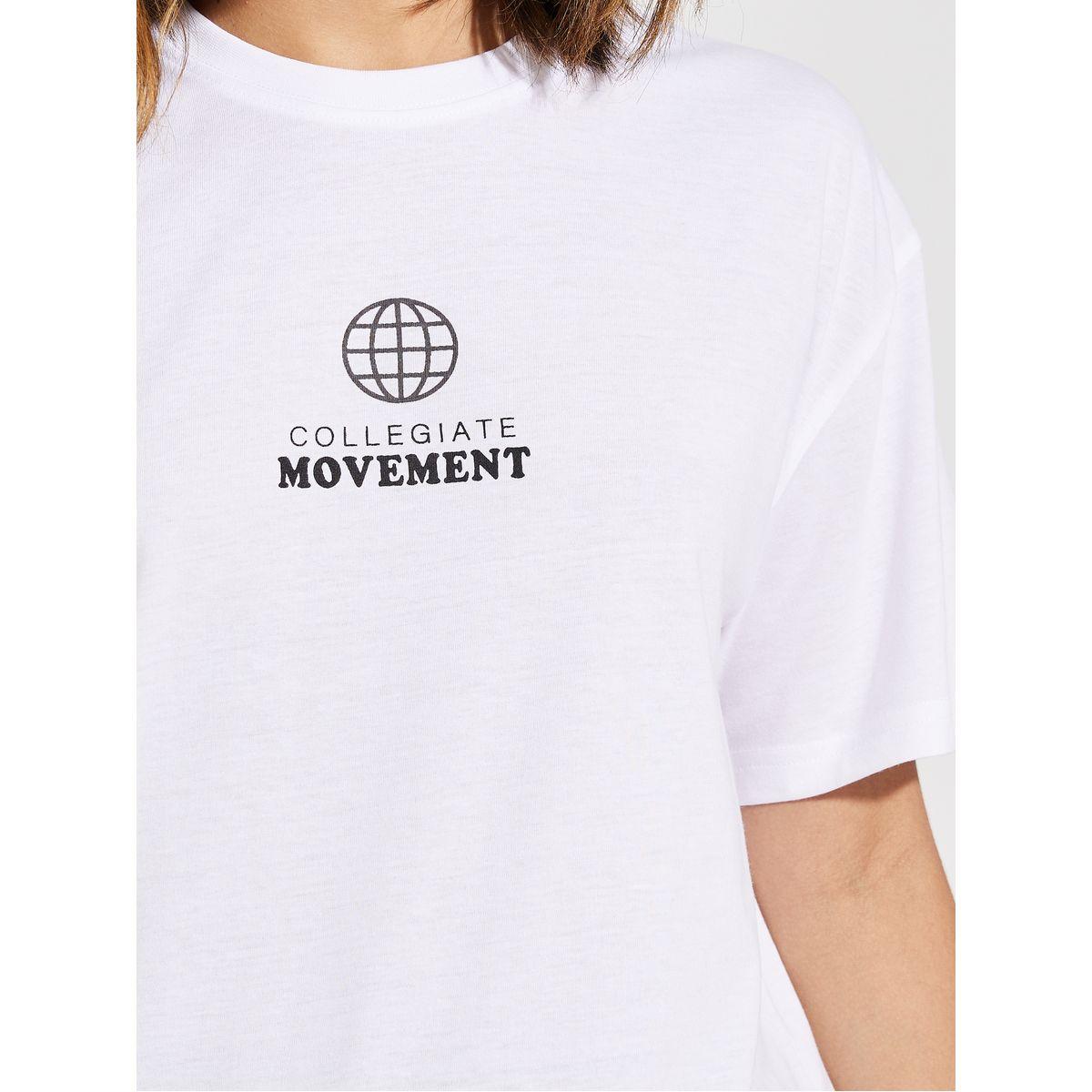 Styli Oversized Back Graphic Print Dropped Shoulder T-Shirt-women-clothing-tshirts-image-2