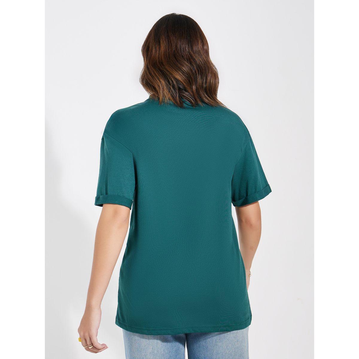 Styli Oversized Dropped Shoulder Slogan Print T-Shirt-women-clothing-tshirts-image-4