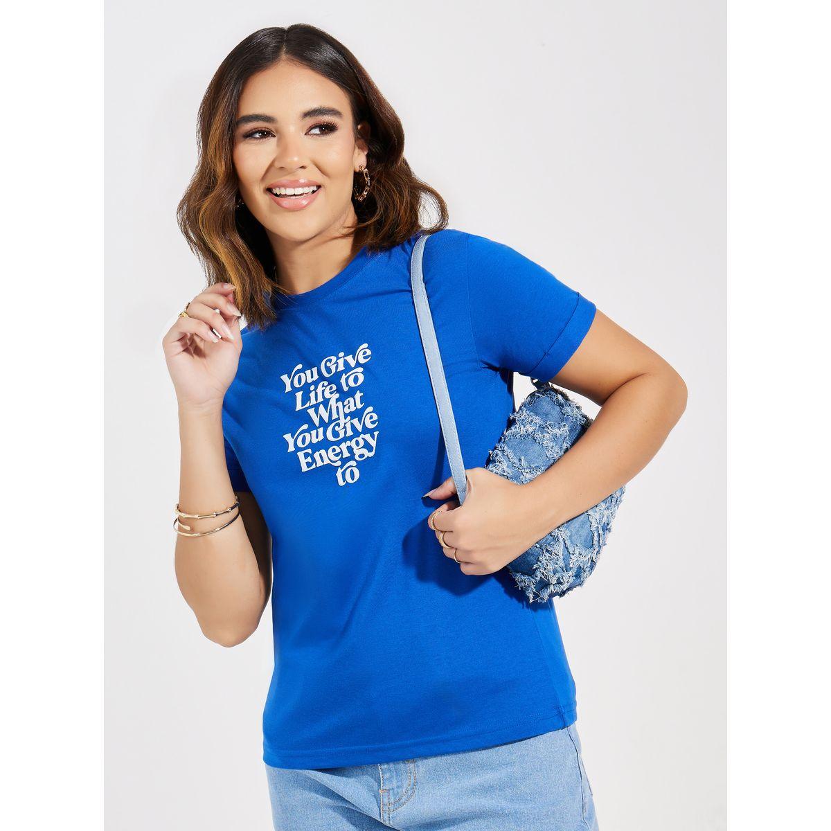 Styli Regular Fit Slogan Print Round Neck T-Shirt-women-clothing-tshirts-image-1