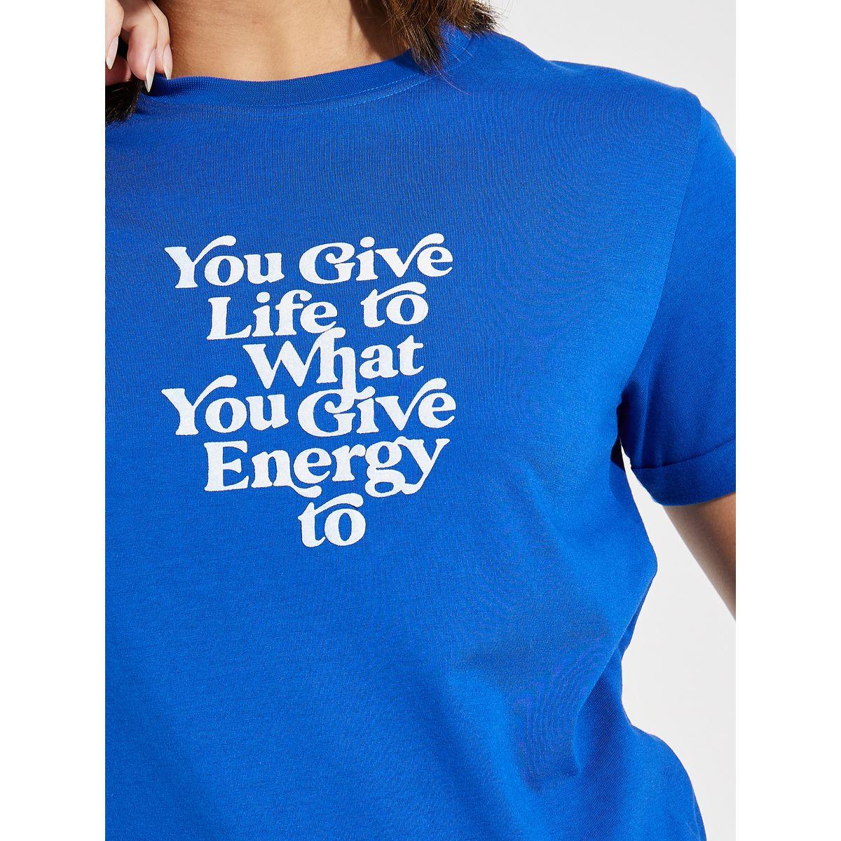 تيشيرت بقصة عادية وياقة دائرية-women-clothing-tshirts-image-3