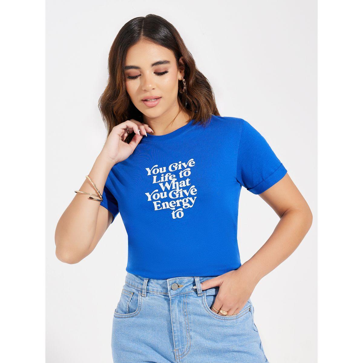 Styli Regular Fit Slogan Print Round Neck T-Shirt-women-clothing-tshirts-image-5