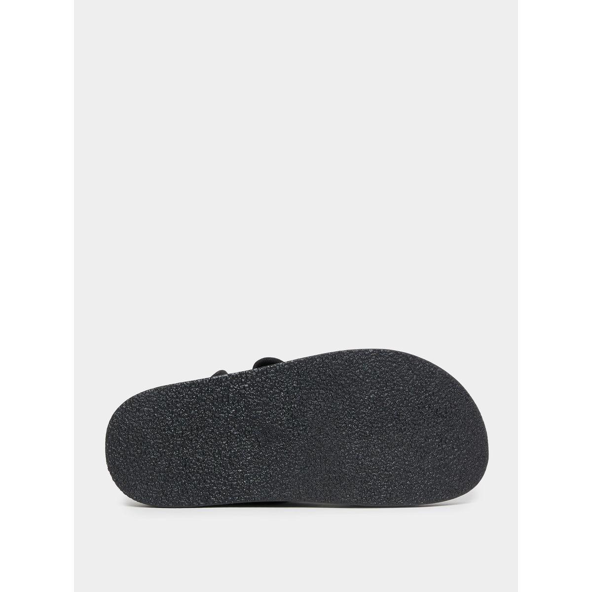 Styli Velcro Strap Plain Sandals-women-shoes-sandals-flats-image-3