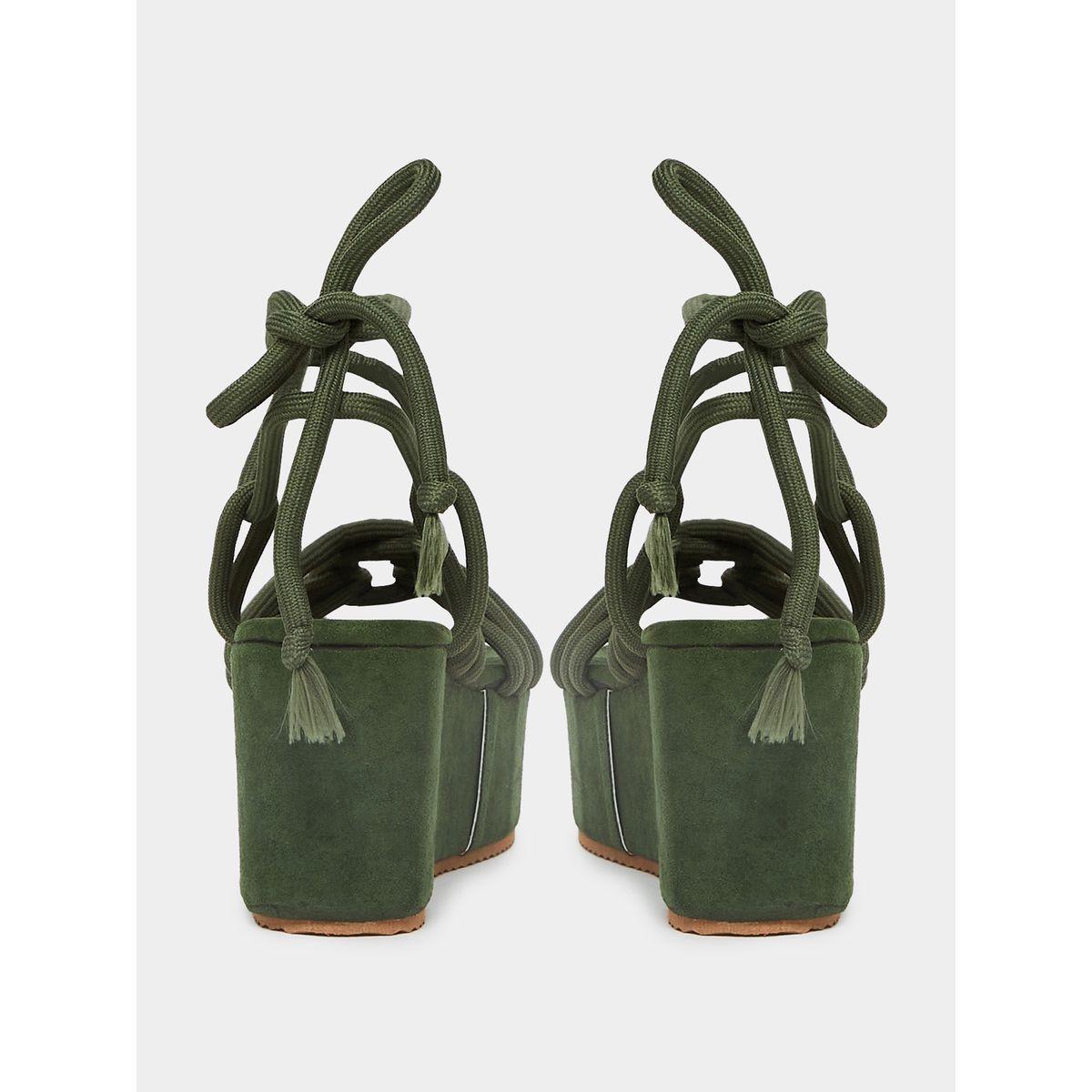 Styli Tie Up Detail Flatform Wedge Sandals-women-shoes-heels-image-6