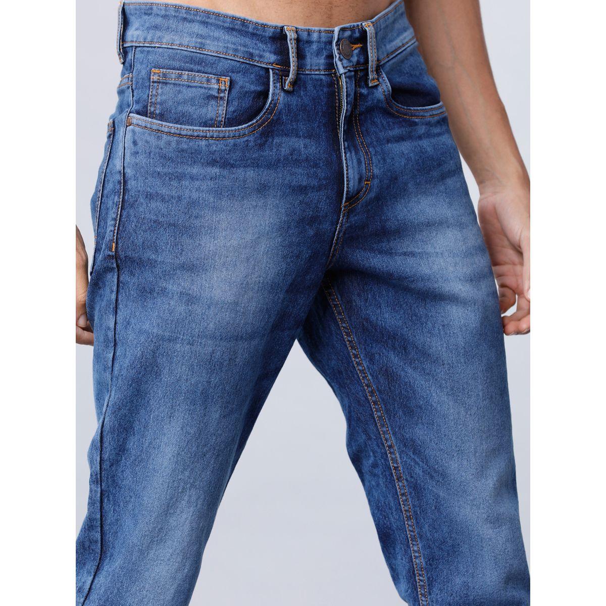 Highlander X Styli  Mid Rise Light Fade Jeans with Pockets-men-clothing-bottoms-jeans-image-4