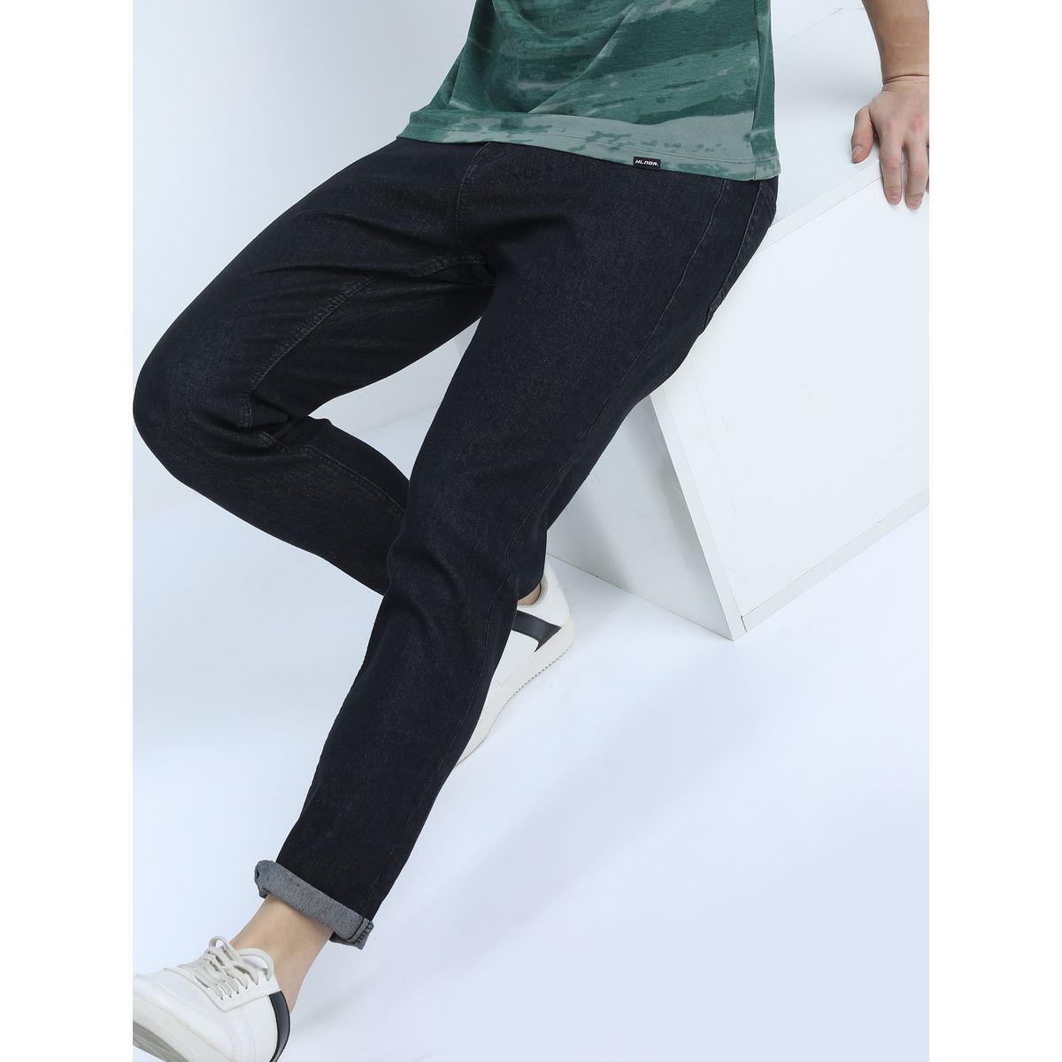 جينز سادة بخصر متوسط وجيوب هايلاندر × ستايلي-men-clothing-bottoms-jeans-image-2