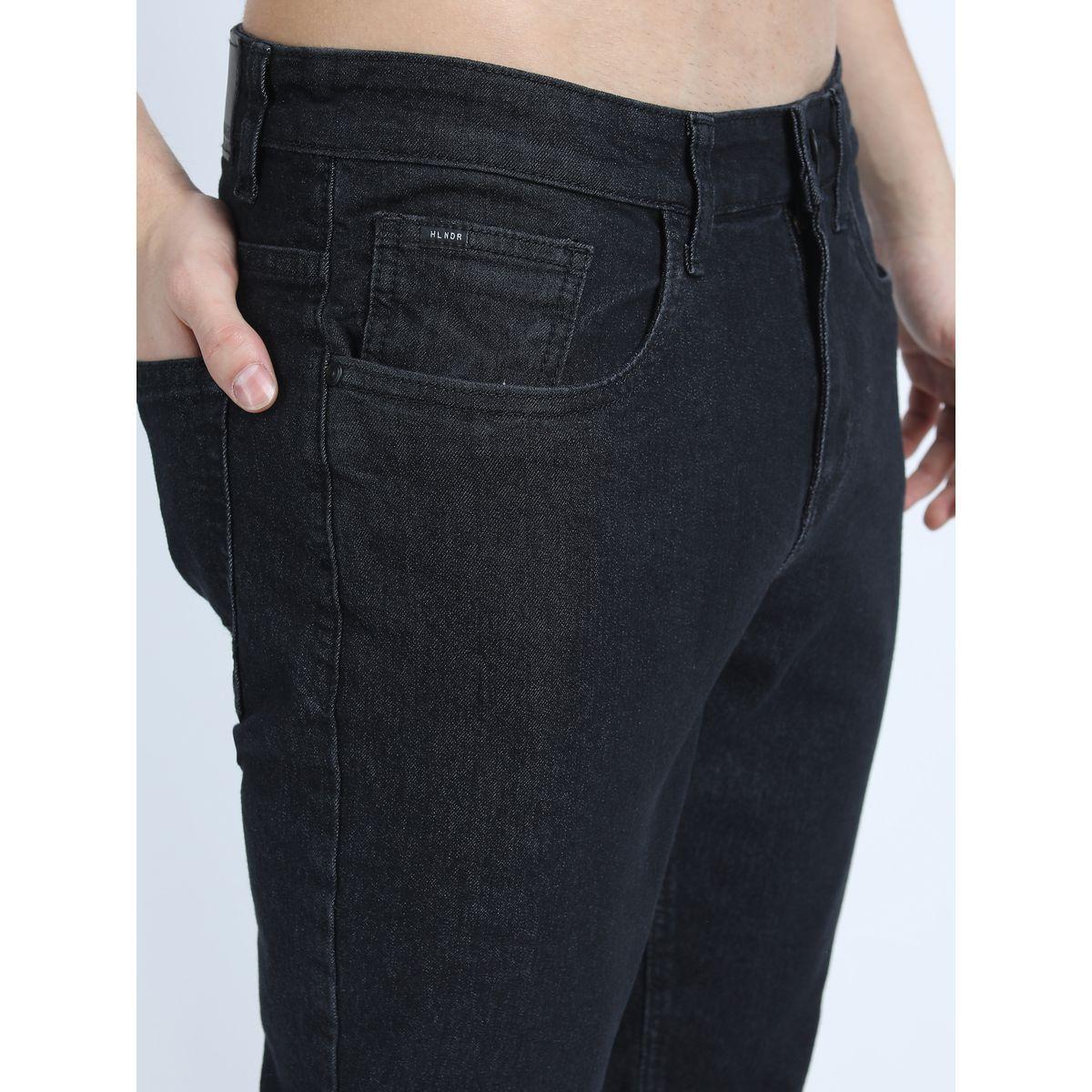 Highlander X Styli  Mid Rise Solid Jeans with Pockets-men-clothing-bottoms-jeans-image-3