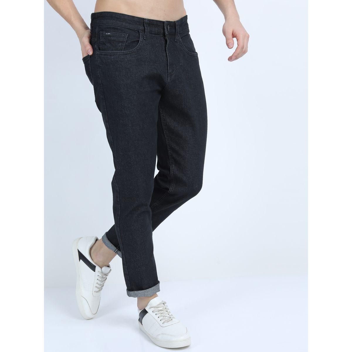Highlander X Styli  Mid Rise Solid Jeans with Pockets-men-clothing-bottoms-jeans-image-4