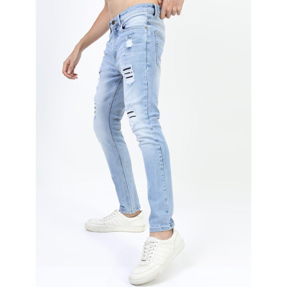 جينز بتفاصيل ممزقة وخصر متوسط هايلاندر × ستايلي-men-clothing-bottoms-jeans-image-3
