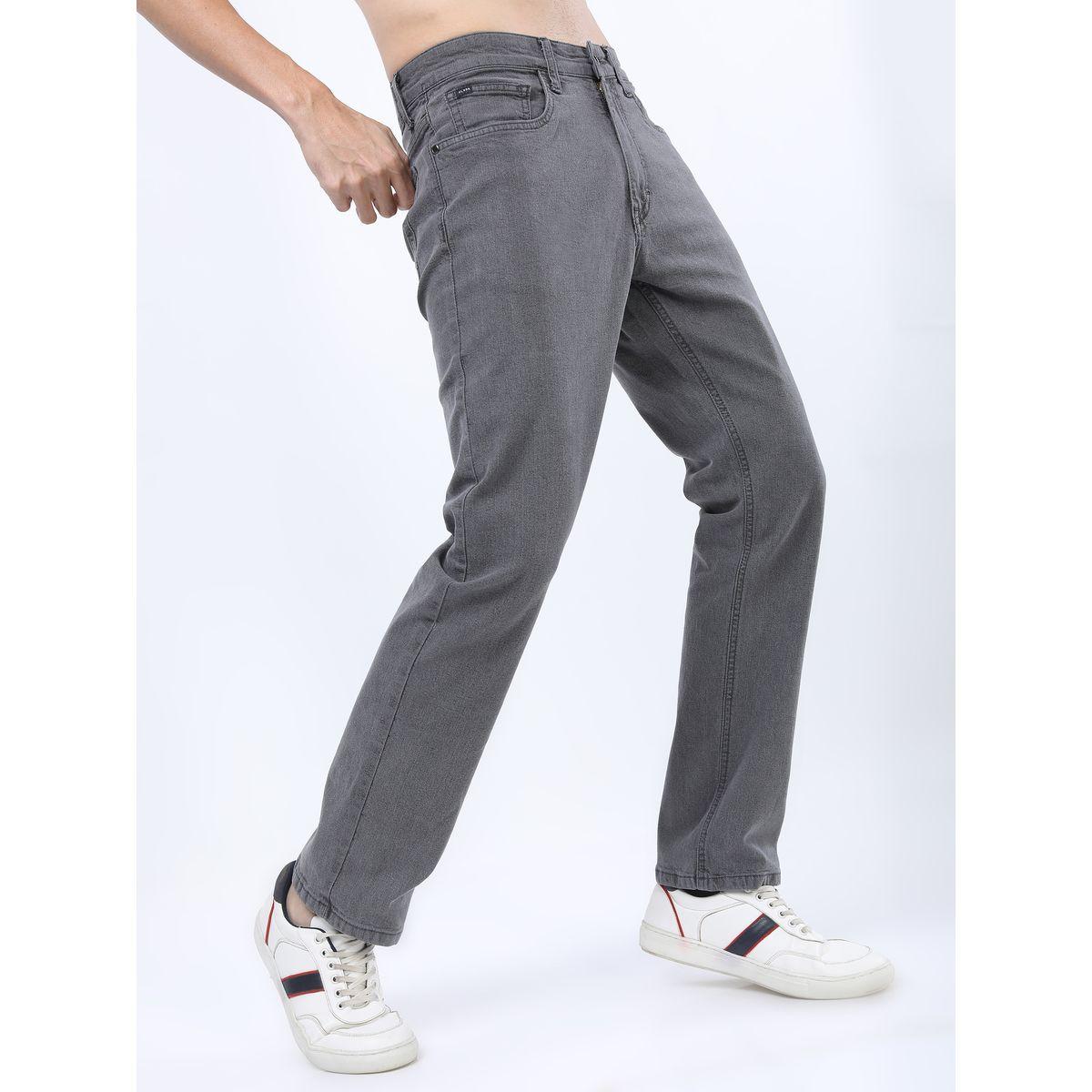 جينز بتفاصيل مشطوفة مع زر إغلاق-men-clothing-bottoms-jeans-image-1