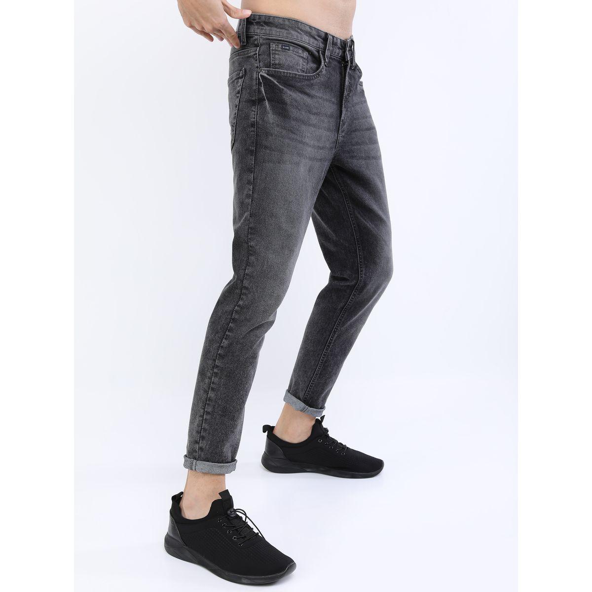 جينز بخصر متوسط مع تفاصيل لون باهت هايلاندر × ستايلي-men-clothing-bottoms-jeans-image-2