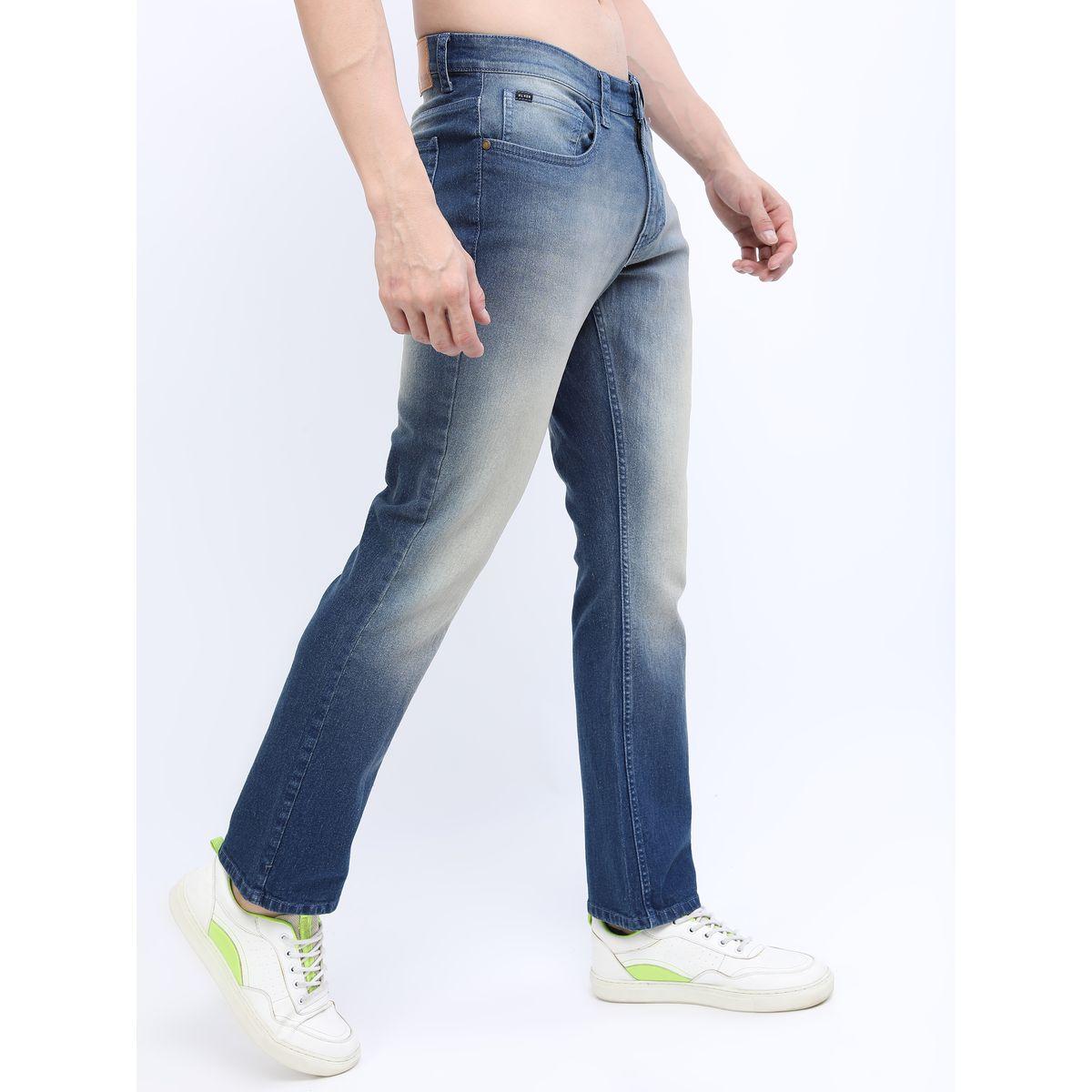 جينز بخصر متوسط مع تفاصيل لون باهت هايلاندر × ستايلي-men-clothing-bottoms-jeans-image-4