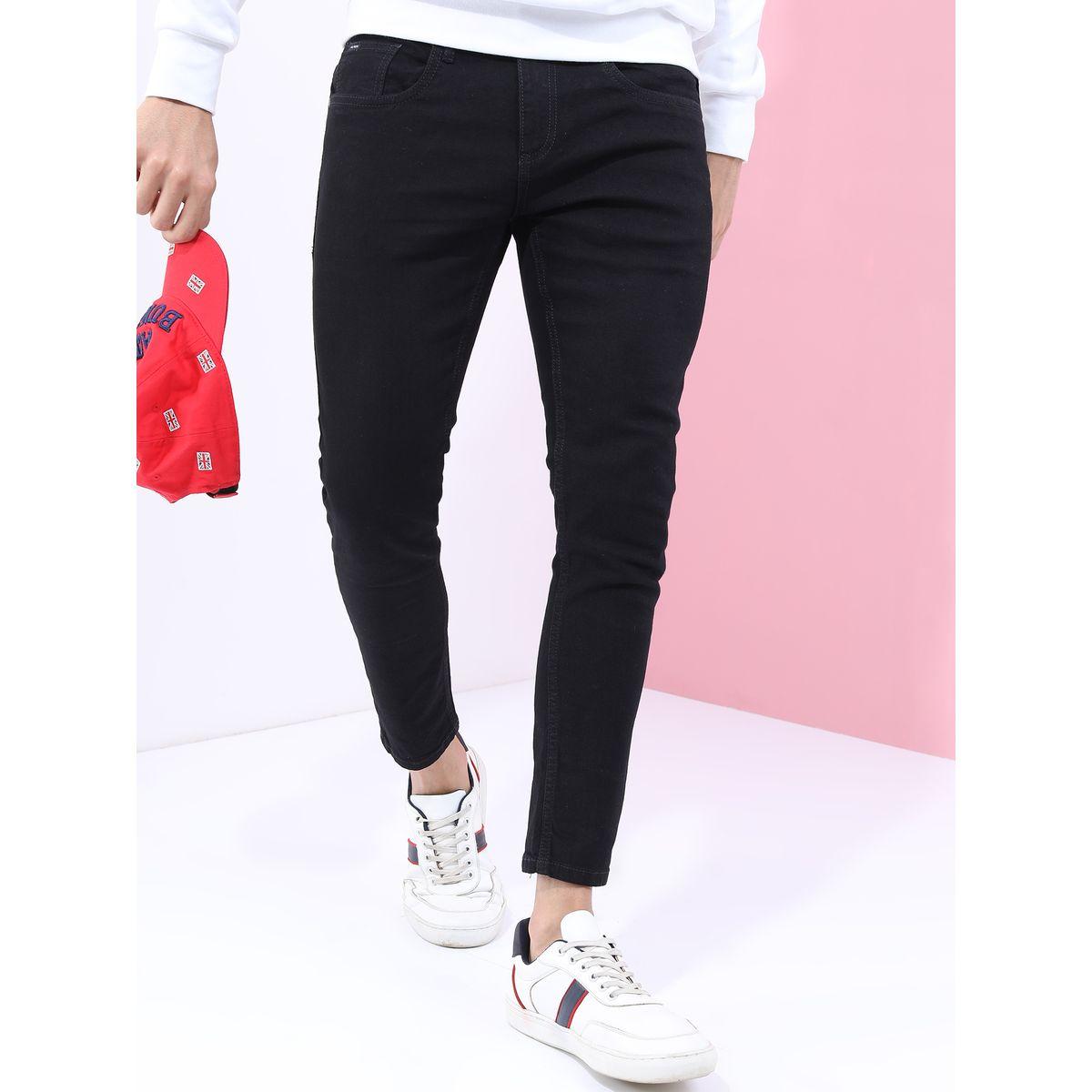 Highlander Solid Mid Rise Jeans with Pockets-men-clothing-bottoms-jeans-image-1