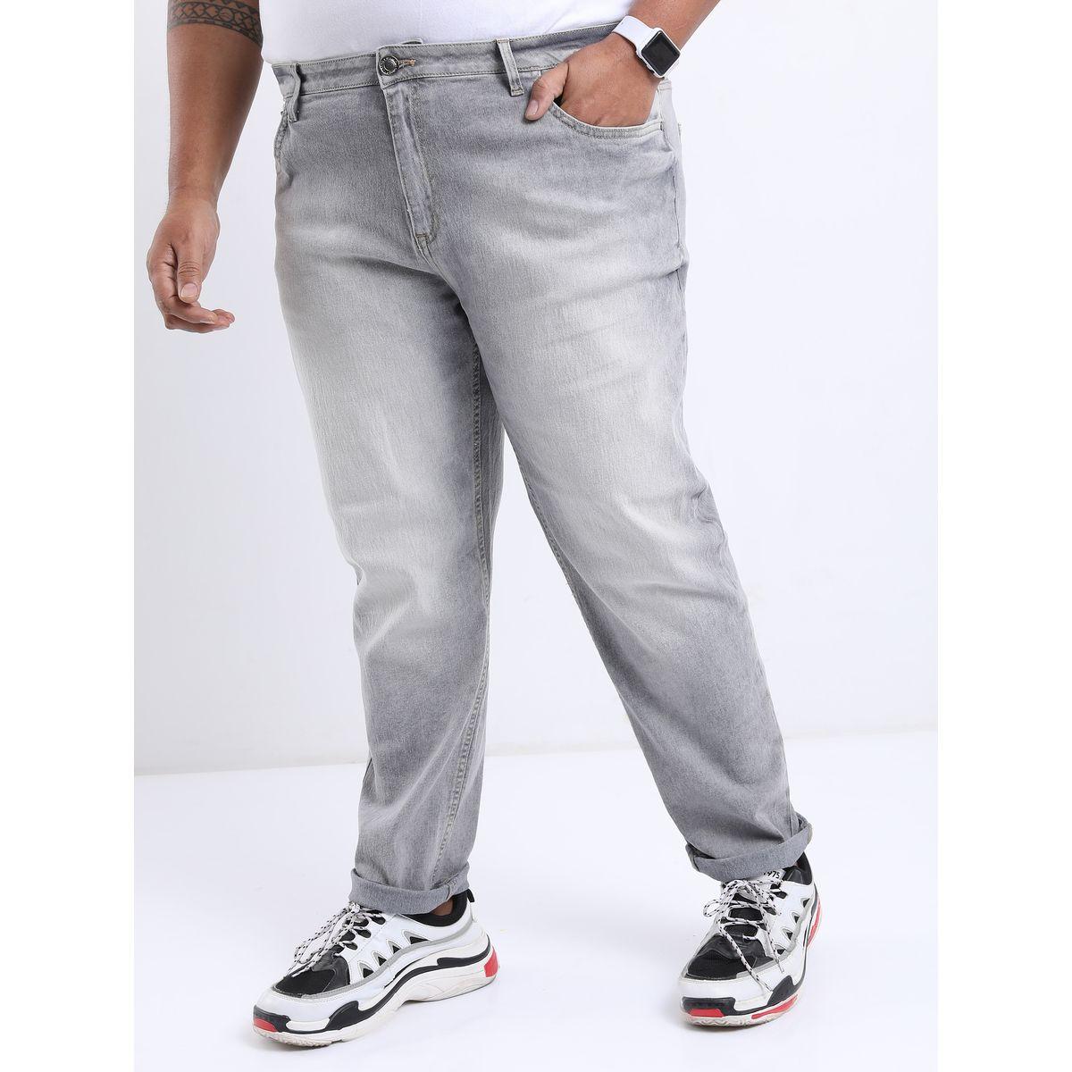 Highlander X Styli  Plus Light Fade Mid Rise Jeans with Pockets-men-clothing-bottoms-jeans-image-2
