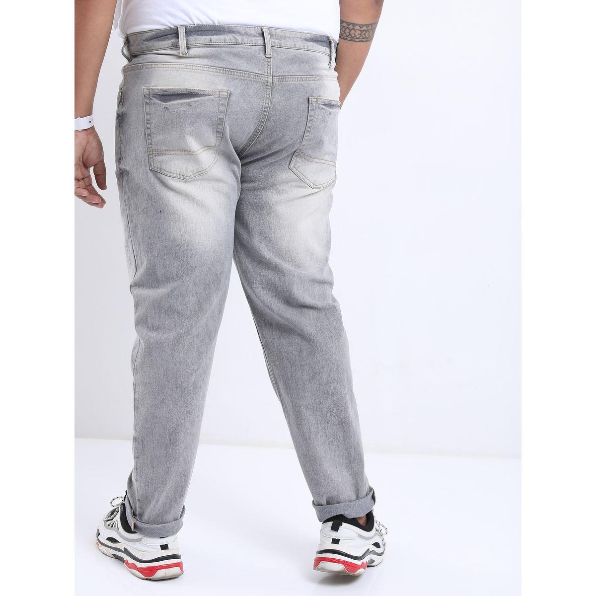 جينز بمقاس كبير وخصر متوسط مع جيوب هايلاندر × ستايلي-men-clothing-bottoms-jeans-image-5