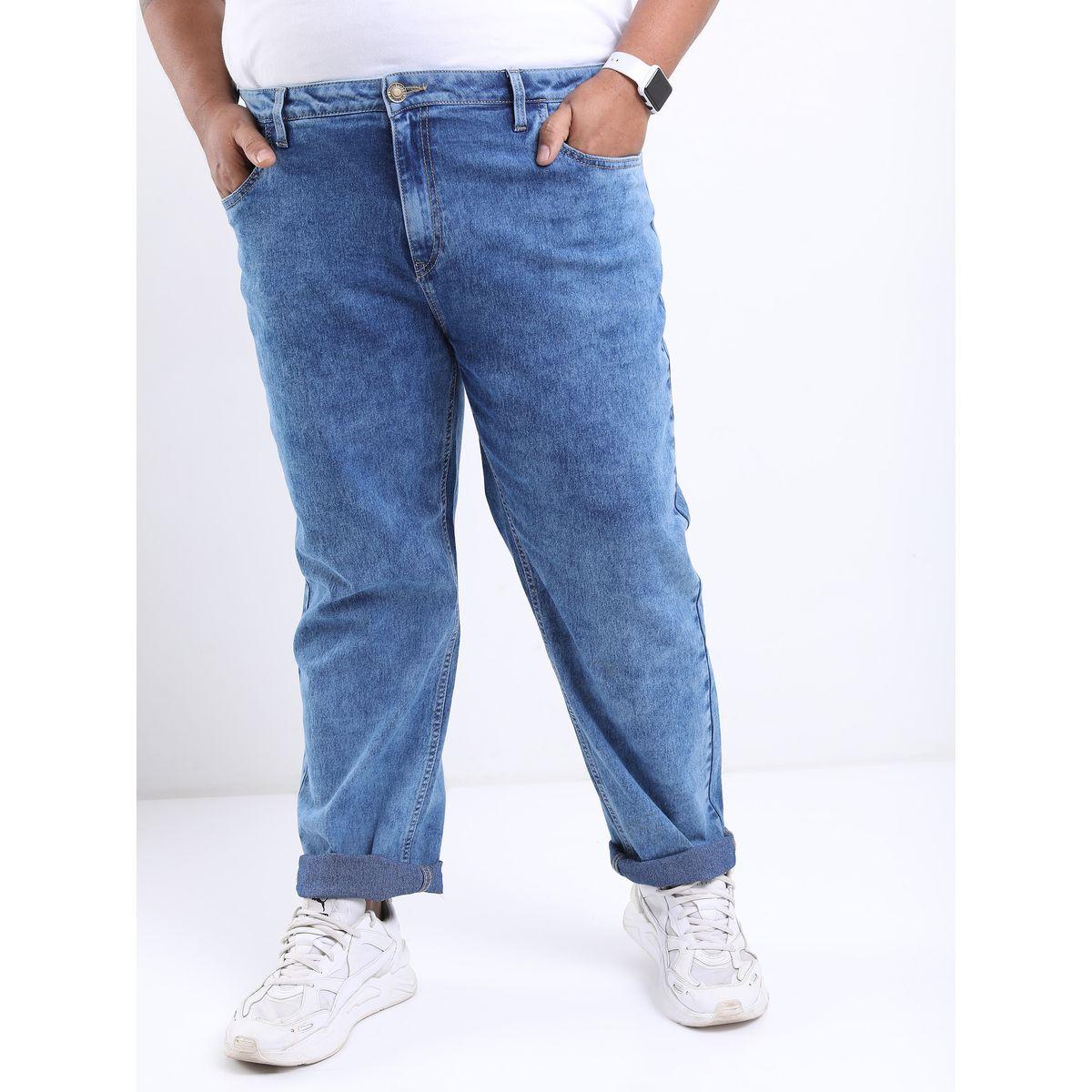 Highlander X Styli  Plus Mid Wash Jeans with Pockets-men-clothing-bottoms-jeans-image-1