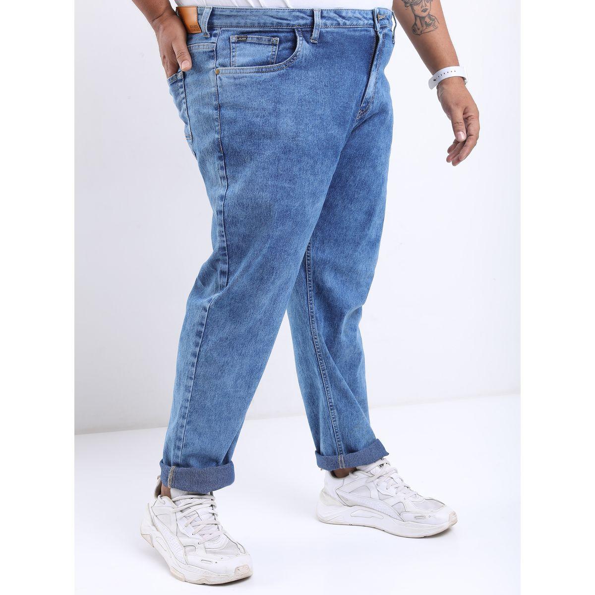Highlander X Styli  Plus Mid Wash Jeans with Pockets-men-clothing-bottoms-jeans-image-2