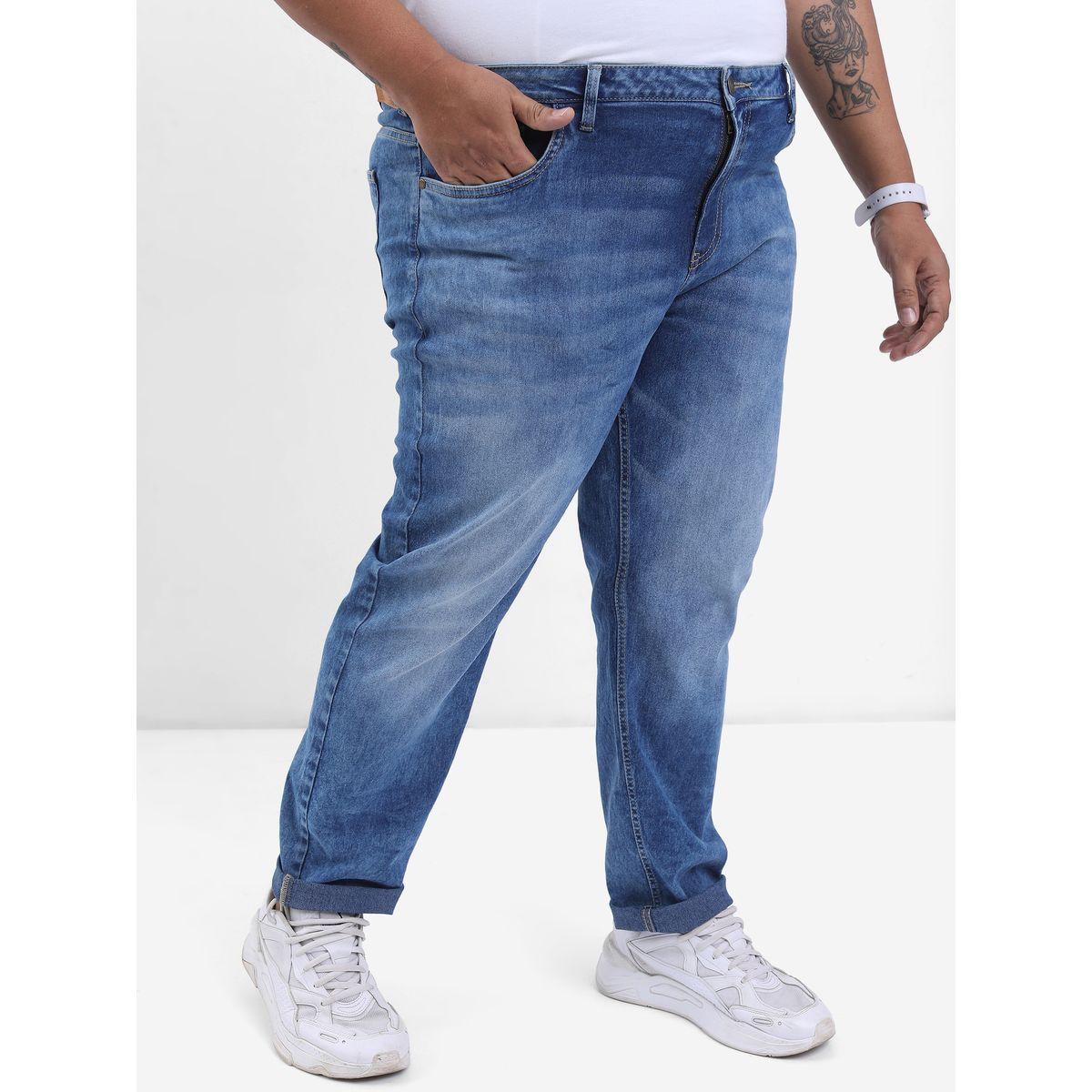 Highlander X Styli  Plus Light Fade Mid Rise Jeans with Pockets-men-clothing-bottoms-jeans-image-4