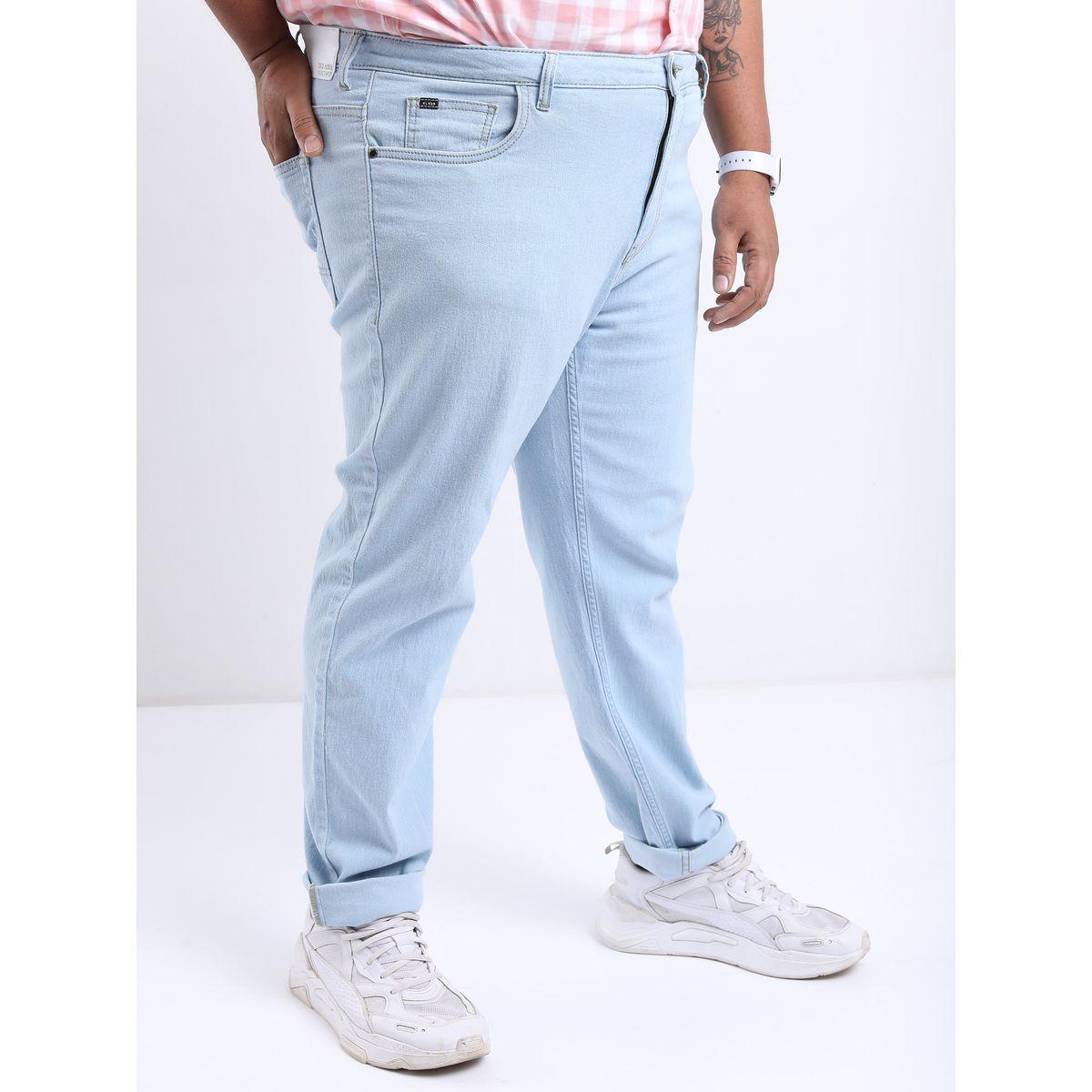 Highlander X Styli  Plus Light Wash Mid Waist Jeans-men-clothing-bottoms-jeans-image-2