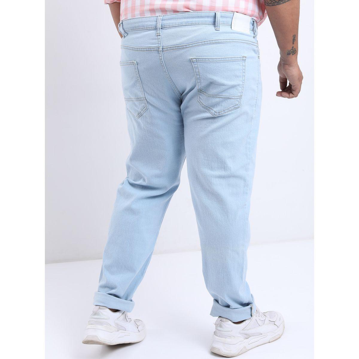 Highlander X Styli  Plus Light Wash Mid Waist Jeans-men-clothing-bottoms-jeans-image-3