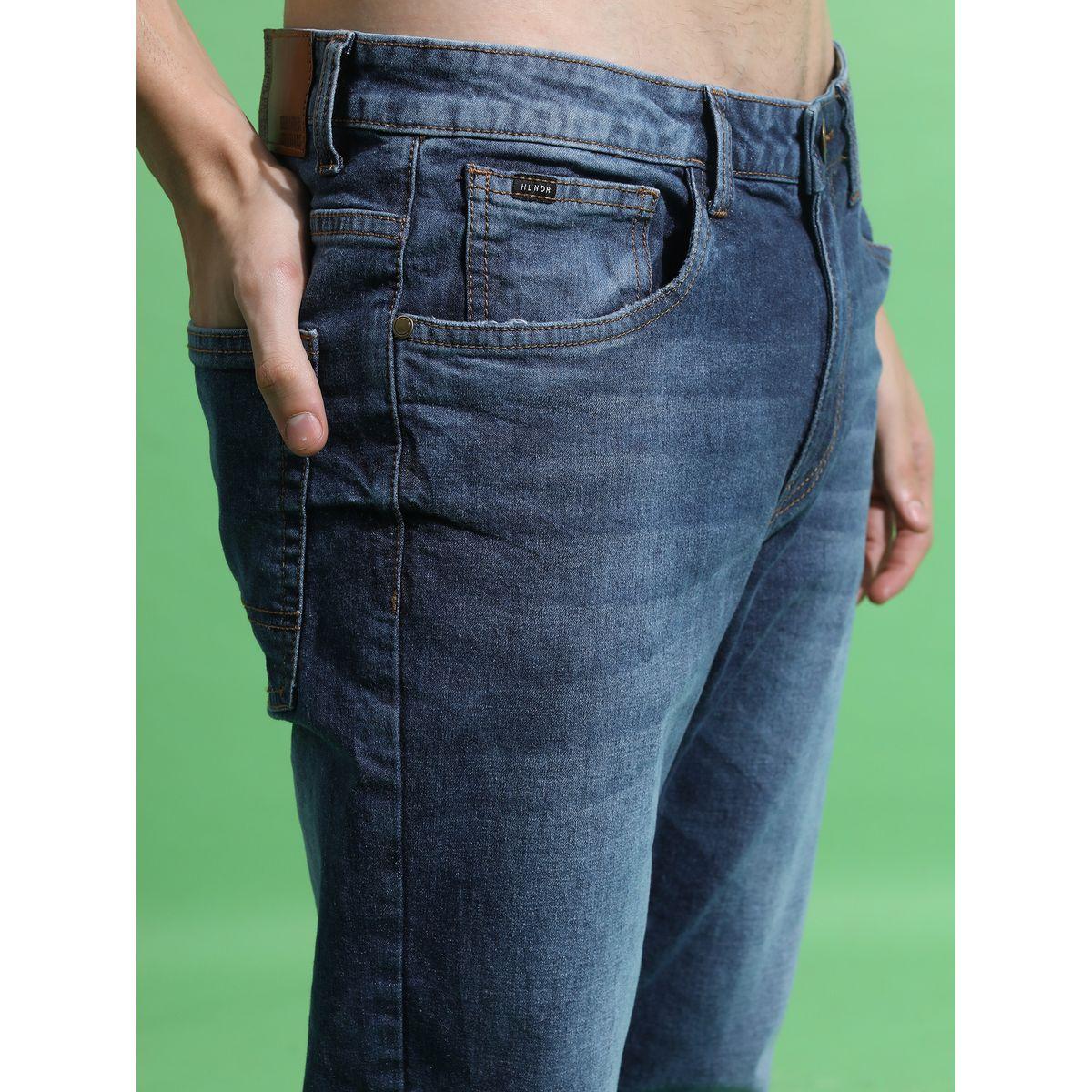 جينز بخصر متوسط وتفاصيل لون باهت هايلاندر × ستايلي-men-clothing-bottoms-jeans-image-3