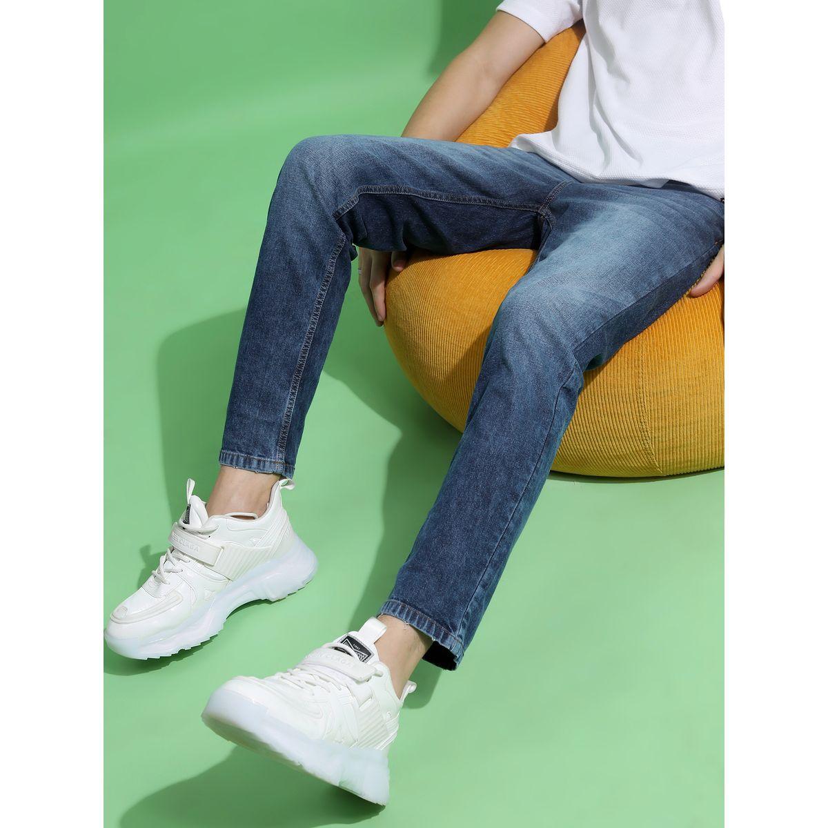 جينز بخصر متوسط وتفاصيل لون باهت هايلاندر × ستايلي-men-clothing-bottoms-jeans-image-5