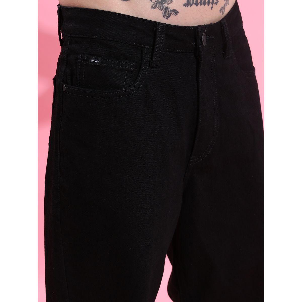 Highlander X Styli  Solid Mid Rise Jeans with Pockets-men-clothing-bottoms-jeans-image-3