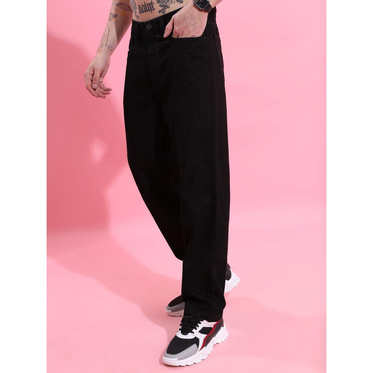 Highlander X Styli  Solid Mid Rise Jeans with Pockets-men-clothing-bottoms-jeans-image-6