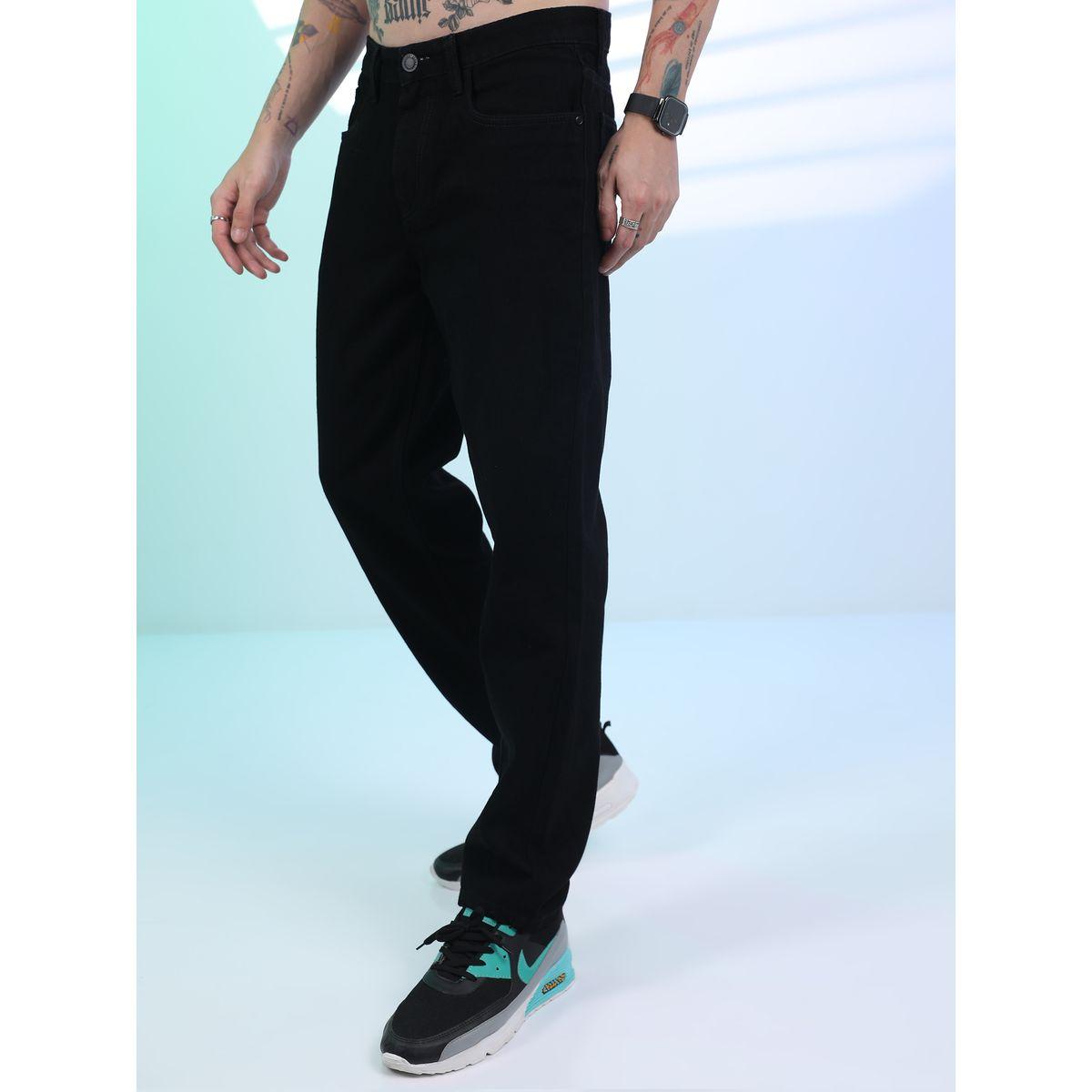 جينز سادة بخصر متوسط مع جيوب-men-clothing-bottoms-jeans-image-1