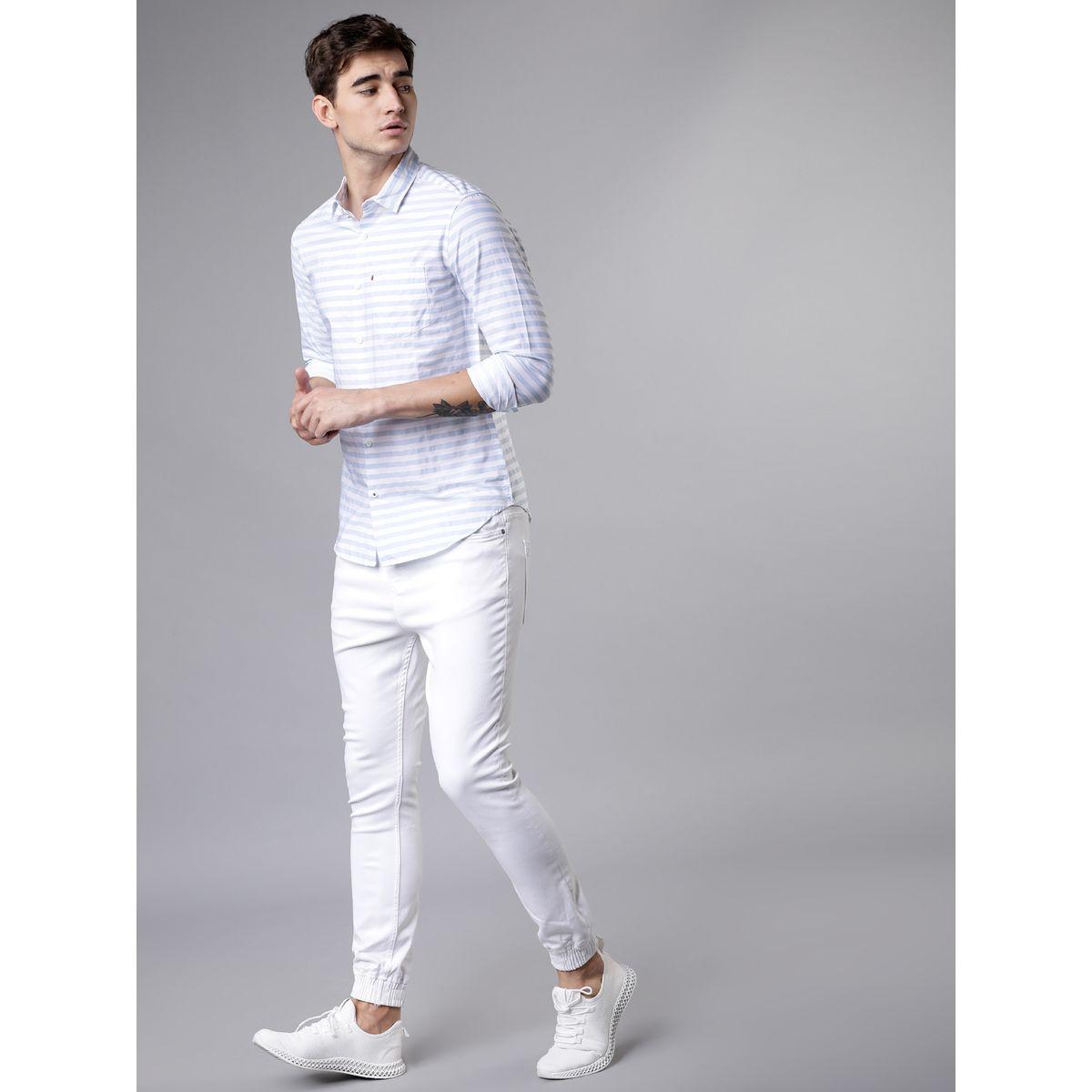 Highlander Striped Slim Fit Shirt with Long Sleeves-men-clothing-shirts-image-4