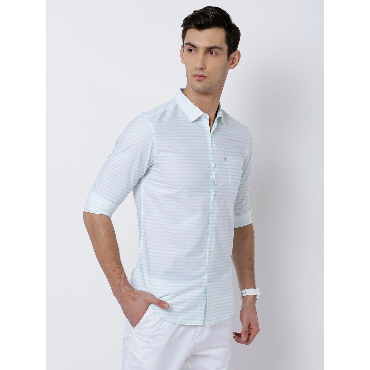 Highlander X Styli  Striped Slim Fit Shirt with Chest Pocket-men-clothing-shirts-image-3