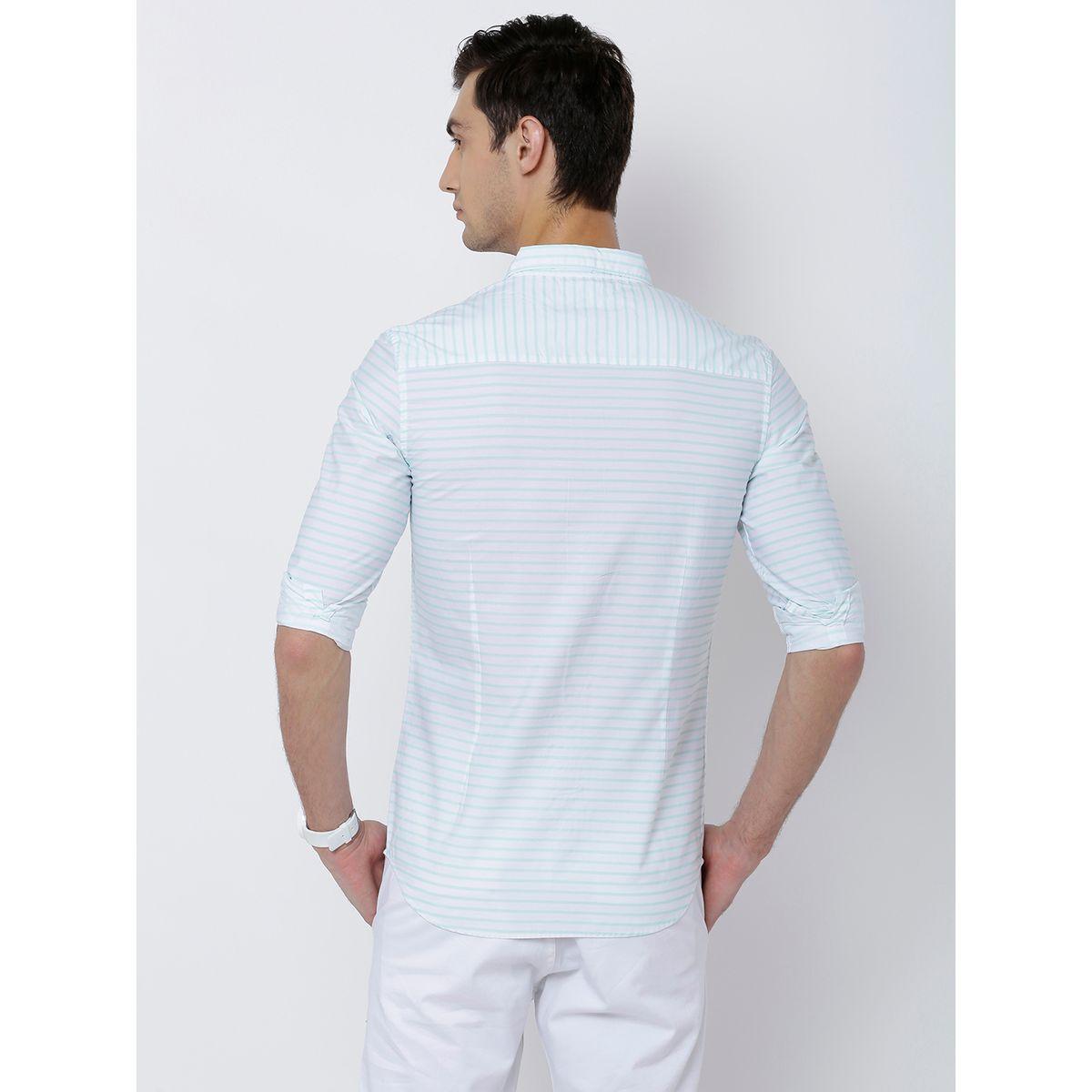 Highlander X Styli  Striped Slim Fit Shirt with Chest Pocket-men-clothing-shirts-image-4