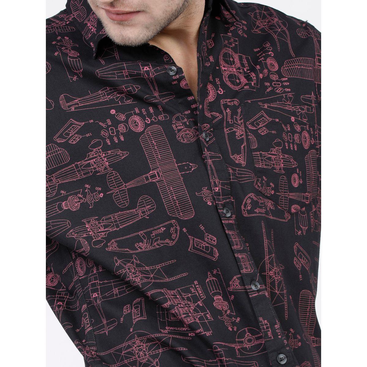 قميص بقصة سليم فت واكمام طويلة هايلاندر × ستايلي-men-clothing-shirts-image-4