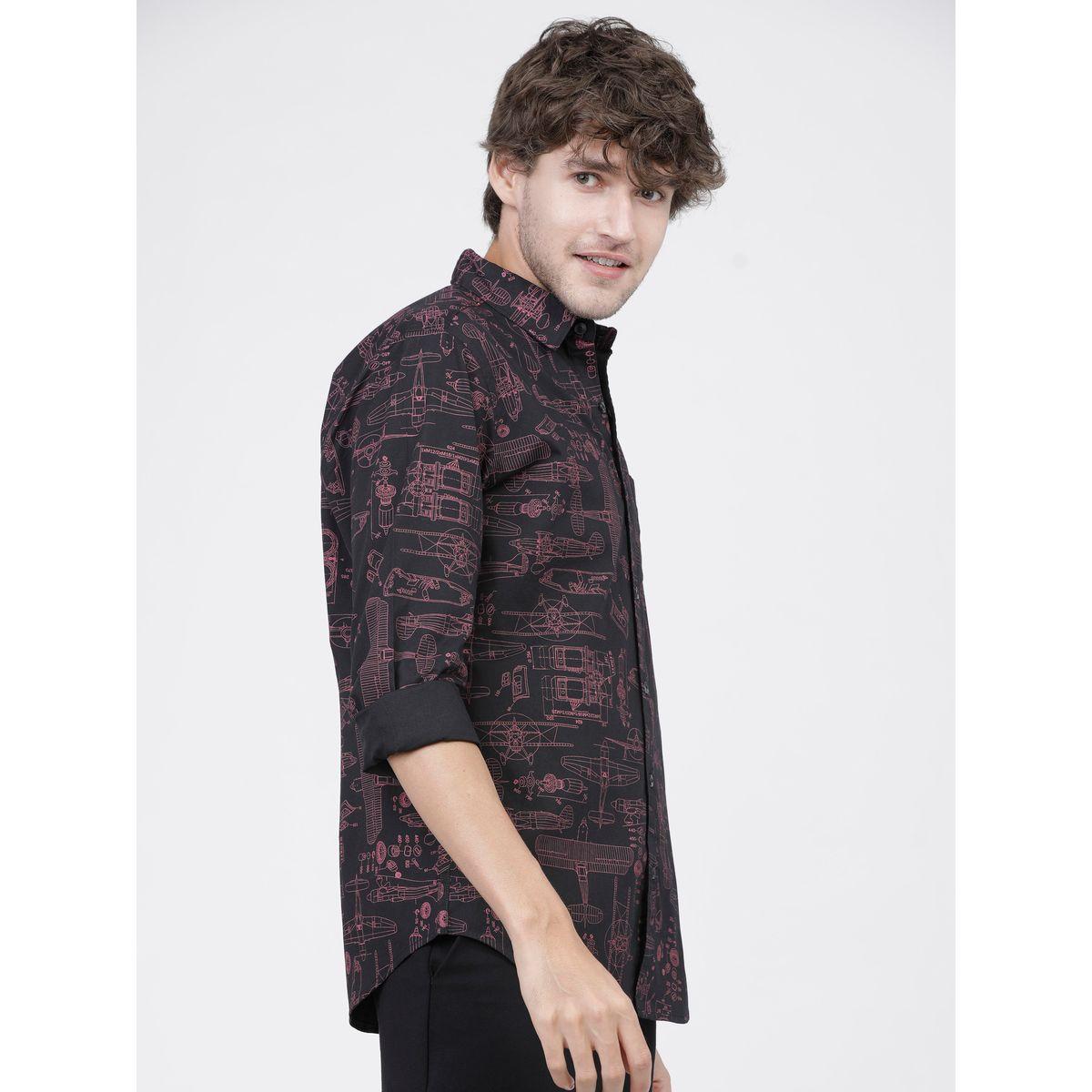 قميص بقصة سليم فت واكمام طويلة هايلاندر × ستايلي-men-clothing-shirts-image-5