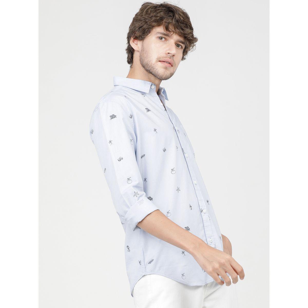 Highlander X Styli  All Over Print Slim Fit Shirt with Long Sleeves-men-clothing-shirts-image-3