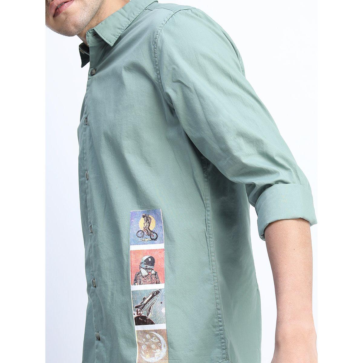 قميص بقصة سليم فت واكمام طويلة هايلاندر × ستايلي-men-clothing-shirts-image-2