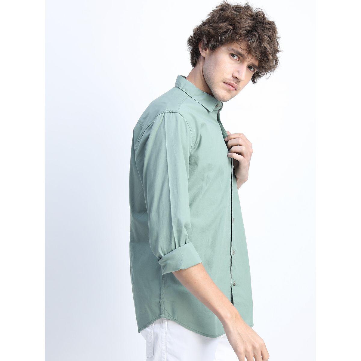 Highlander X Styli  Placement Print Slim Fit Shirt with Long Sleeves-men-clothing-shirts-image-3