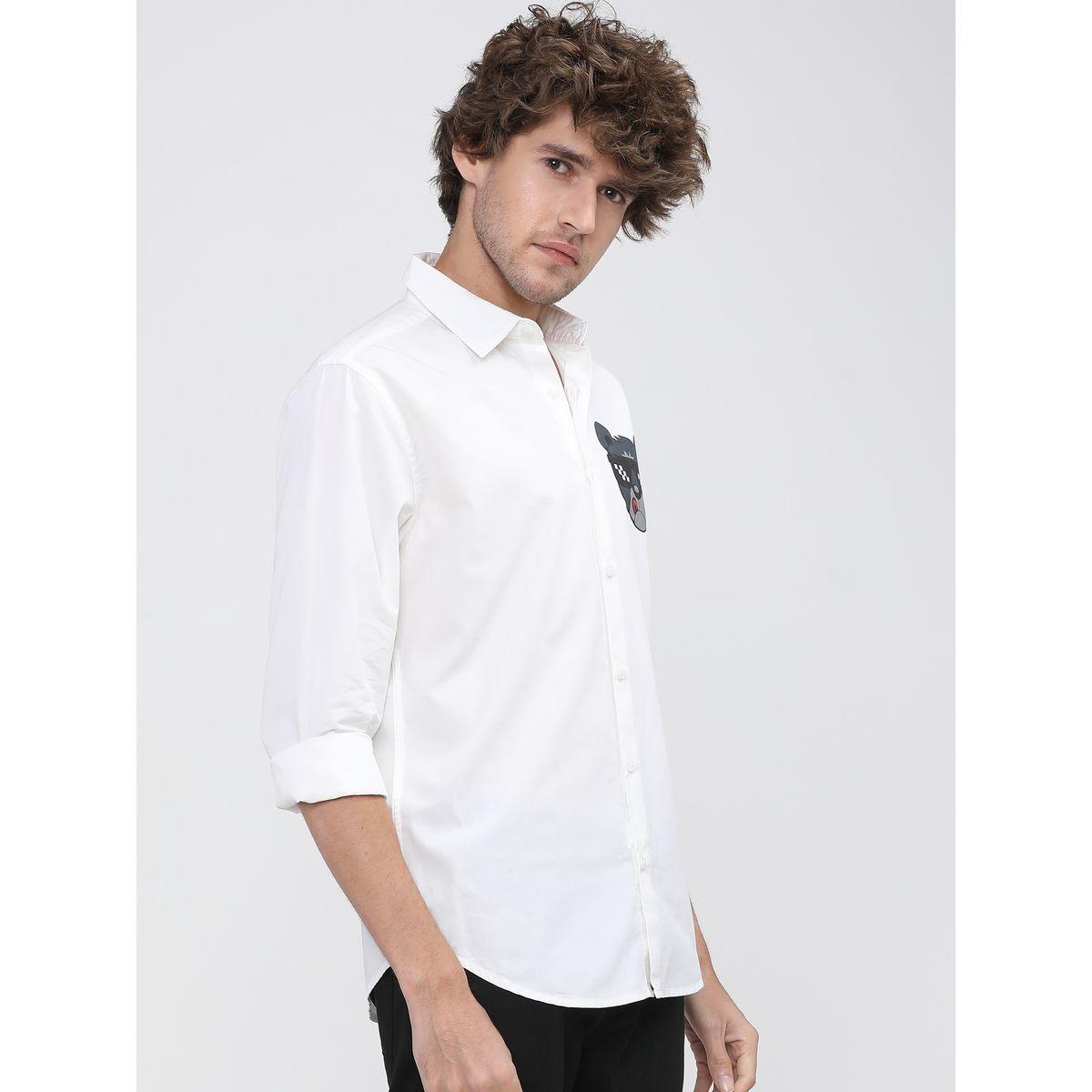 Highlander X Styli  Placement Print Slim Fit Shirt with Long Sleeves-men-clothing-shirts-image-2