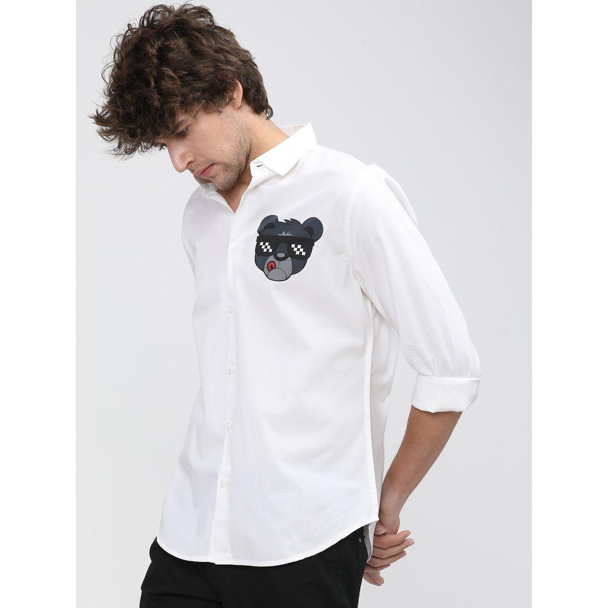 Highlander X Styli  Placement Print Slim Fit Shirt with Long Sleeves-men-clothing-shirts-image-6