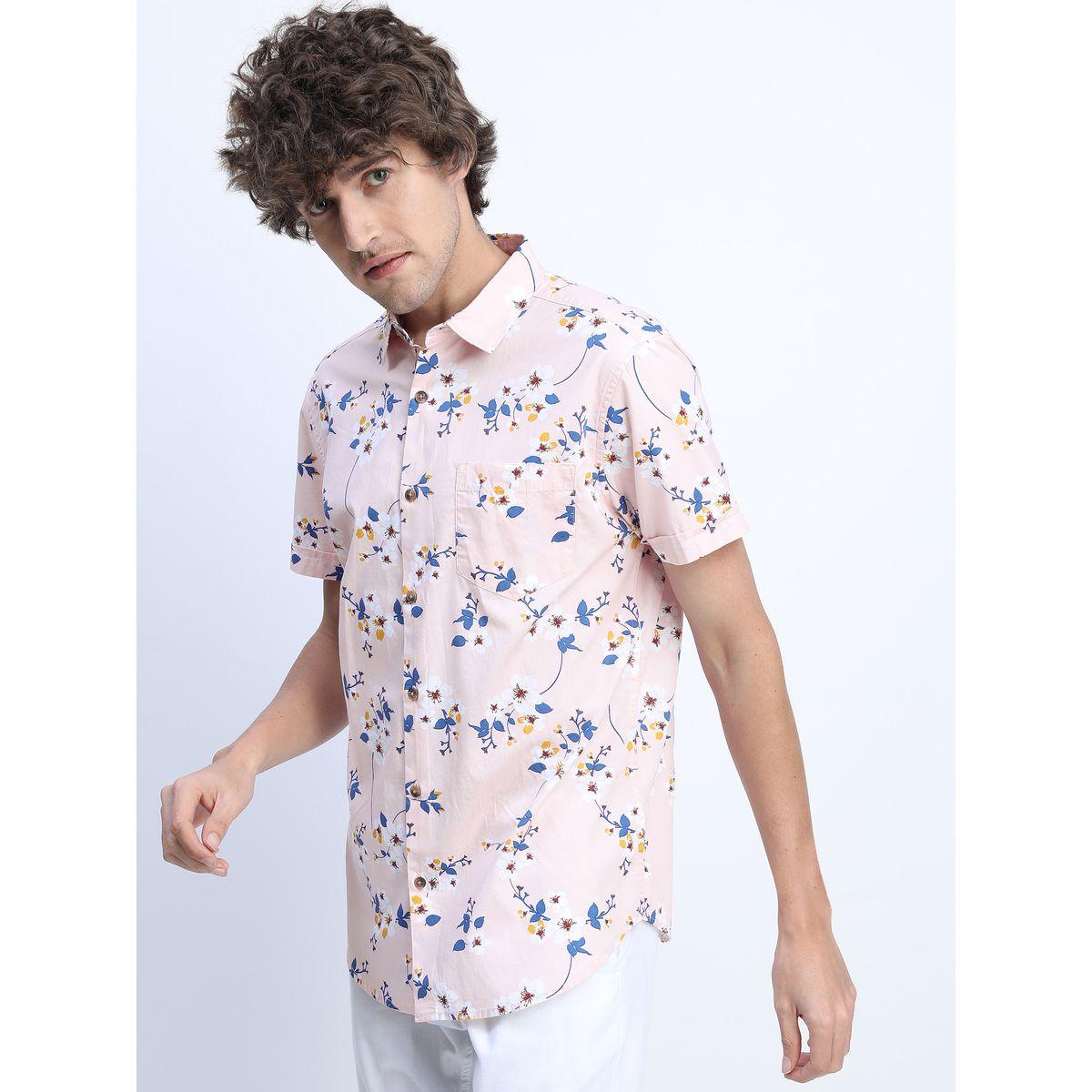 قميص مطبع بالكامل مع اكمام قصيرة هايلاندر × ستايلي-men-clothing-shirts-image-1