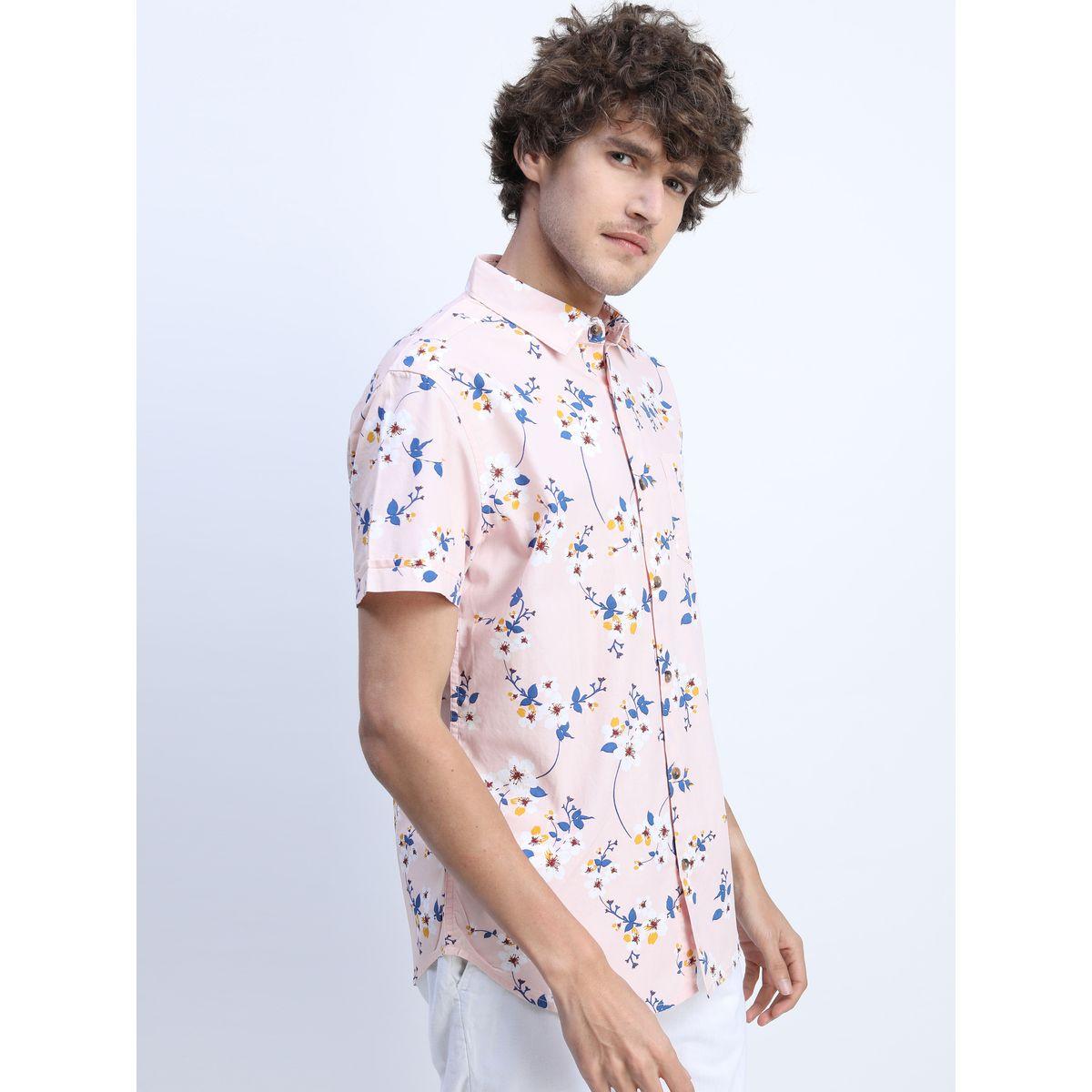 Highlander X Styli  All Over Floral Print Shirt with Short Sleeves-men-clothing-shirts-image-7