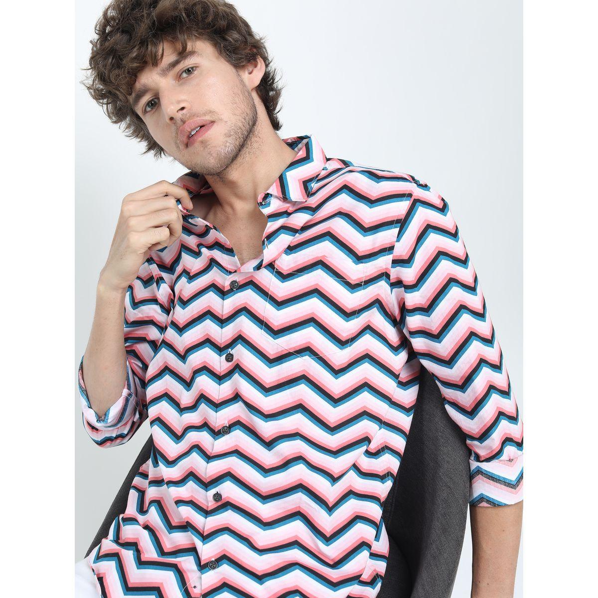 قميص بقصة سليم فت واكمام طويلة هايلاندر × ستايلي-men-clothing-shirts-image-1