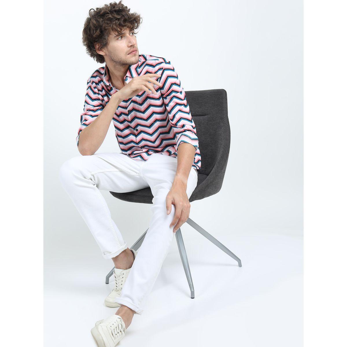 قميص بقصة سليم فت واكمام طويلة هايلاندر × ستايلي-men-clothing-shirts-image-6
