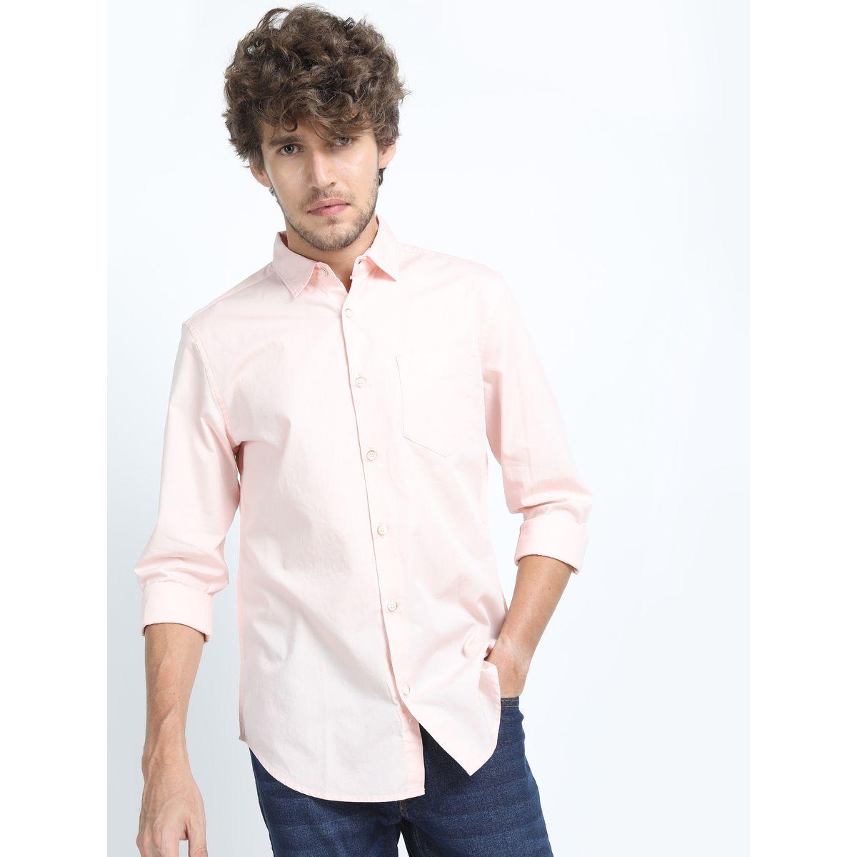 Highlander X Styli  Solid Chest Pocket Detail Shirt with Long Sleeves-men-clothing-shirts-image-1