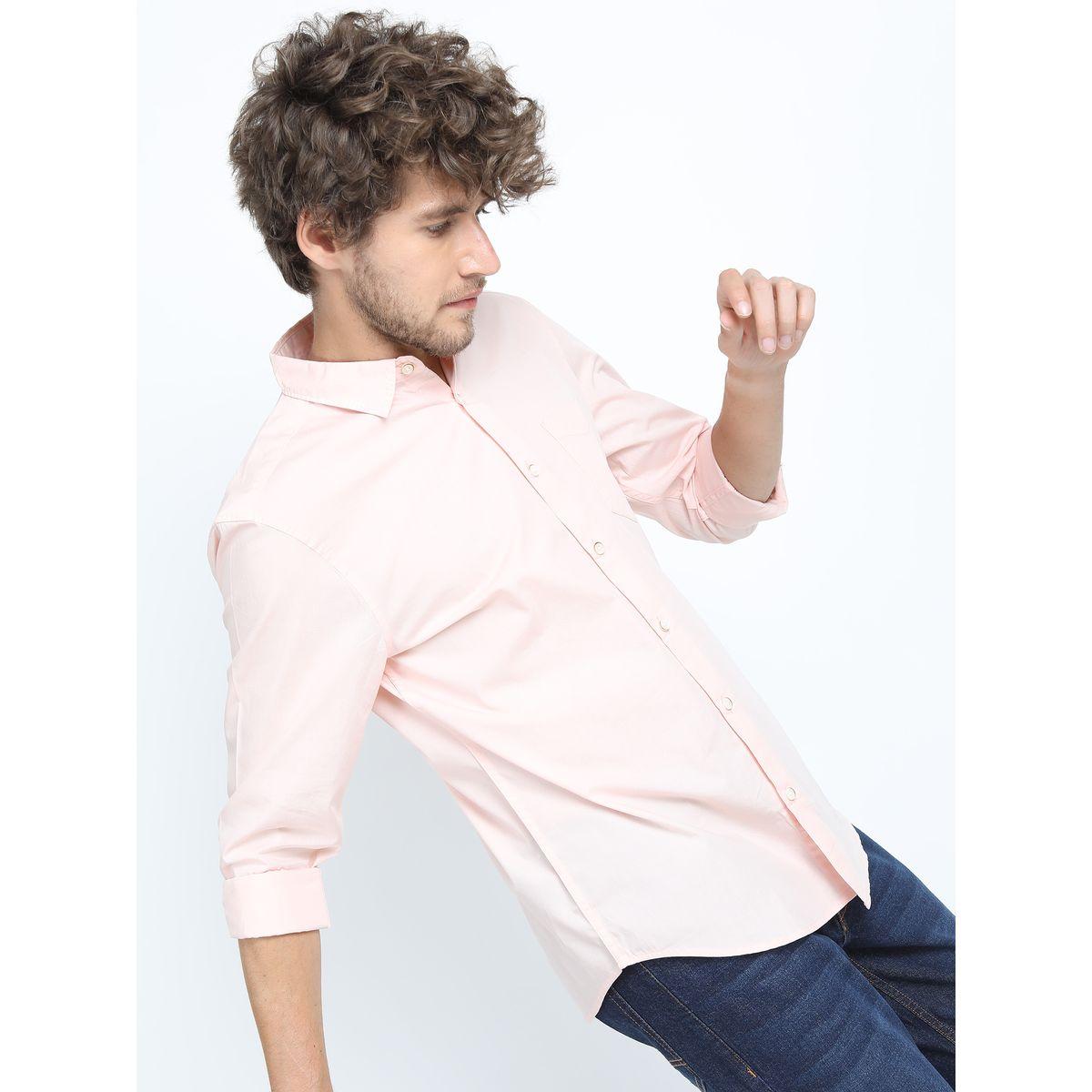 قميص سادة بجيب واكمام طويلة هايلاندر × ستايلي-men-clothing-shirts-image-3